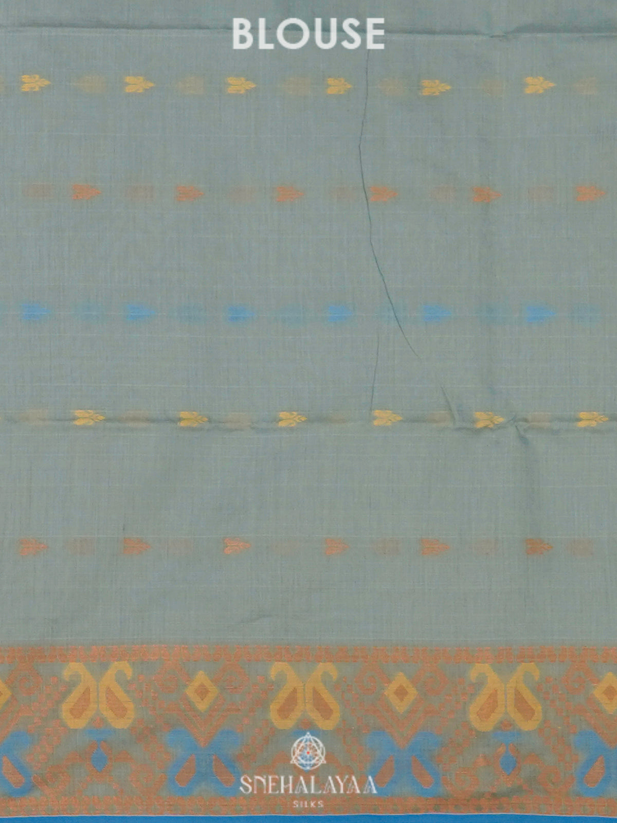 Grey Linen Saree