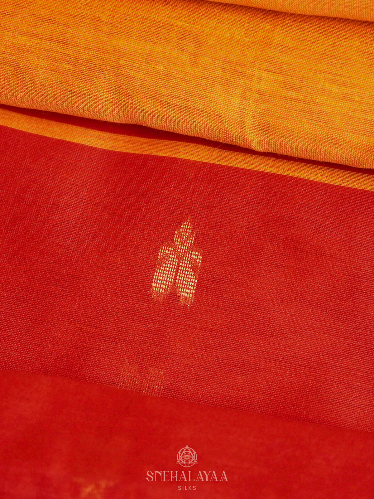 Red Linen Saree