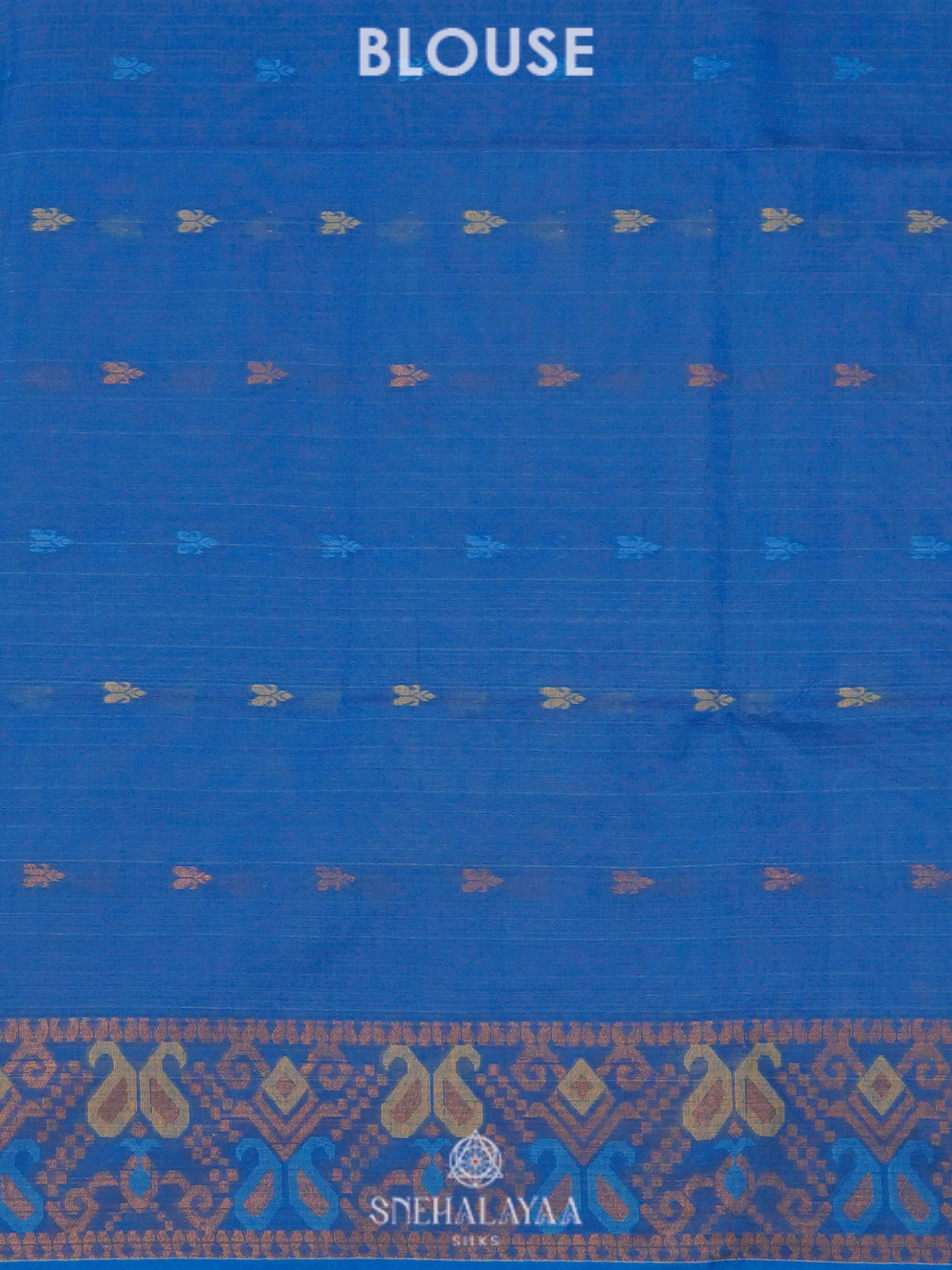 Pale Blue Linen Saree