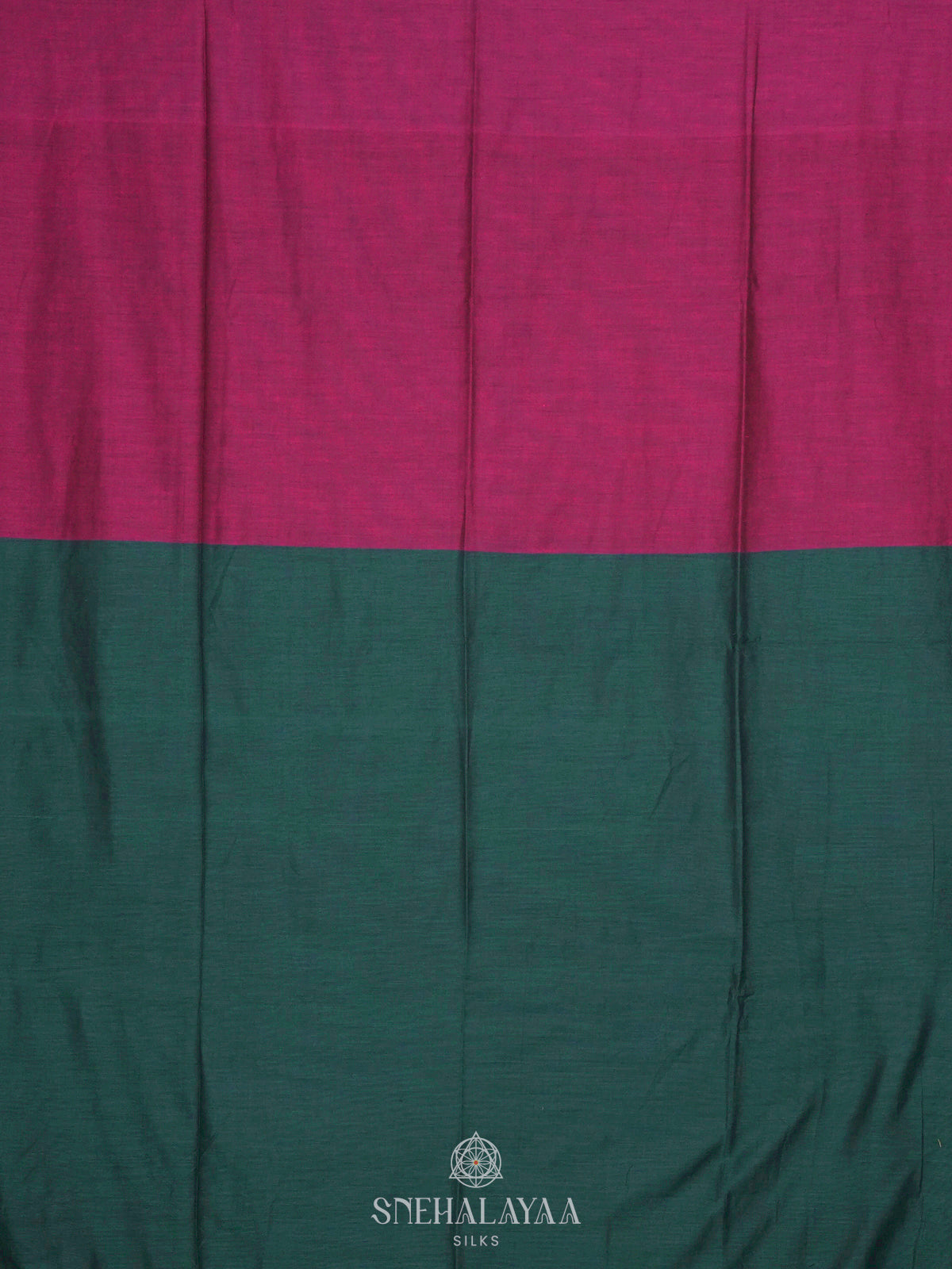 Magenta Pink Linen Saree
