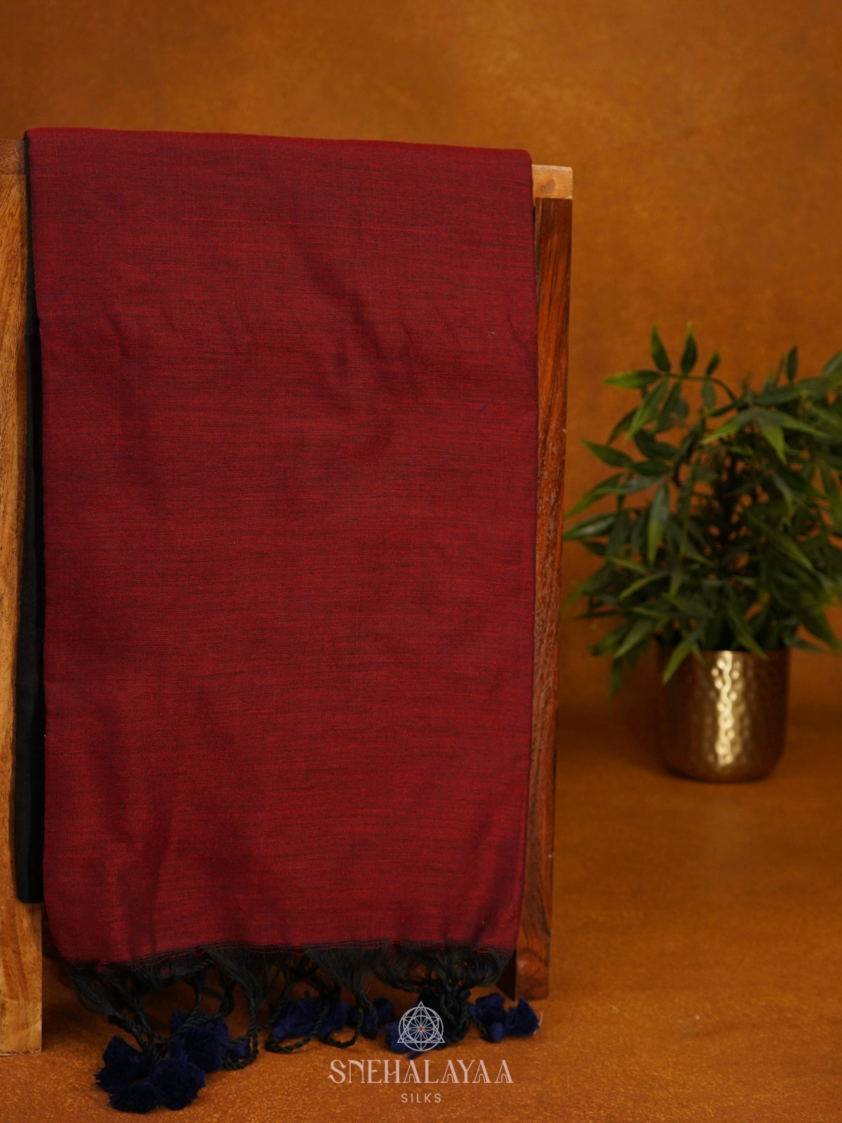 Black Linen Saree
