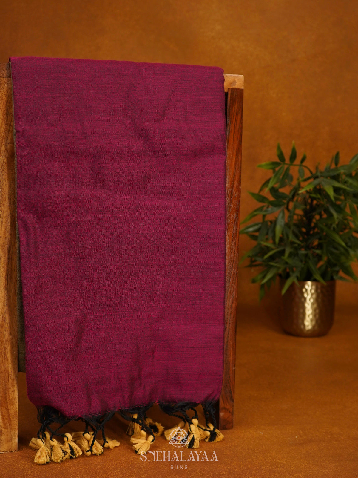 Mustard Linen Saree