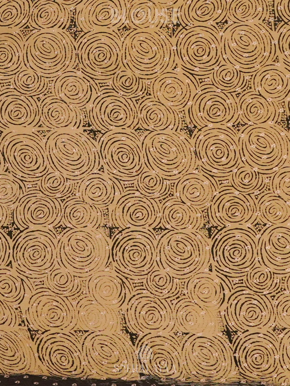 Beige Chanderi Saree