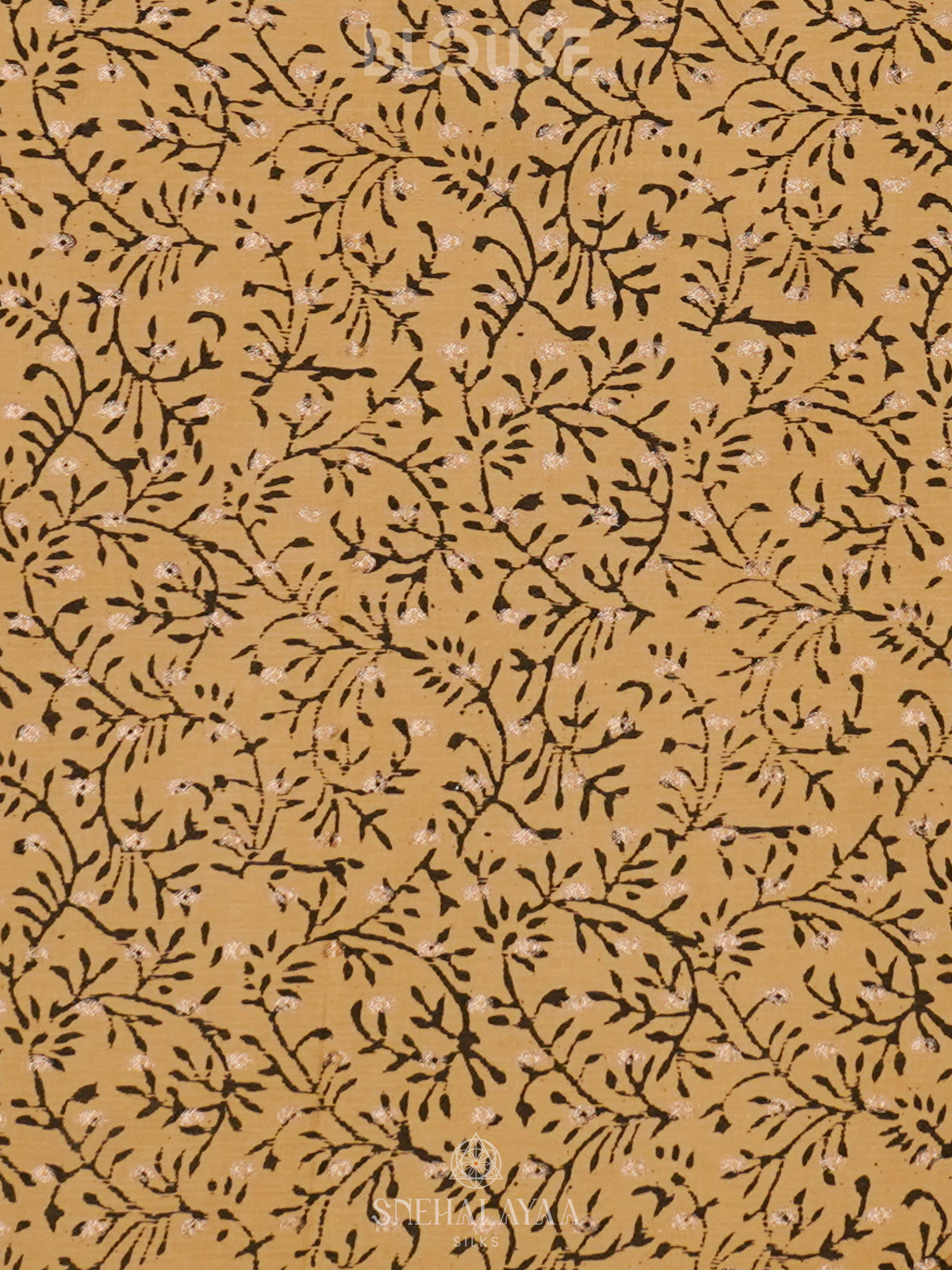 Beige Chanderi Saree