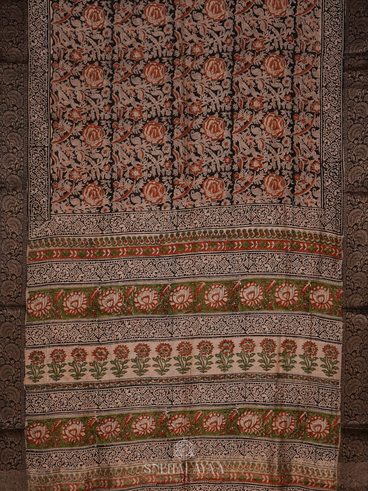 Black Chanderi