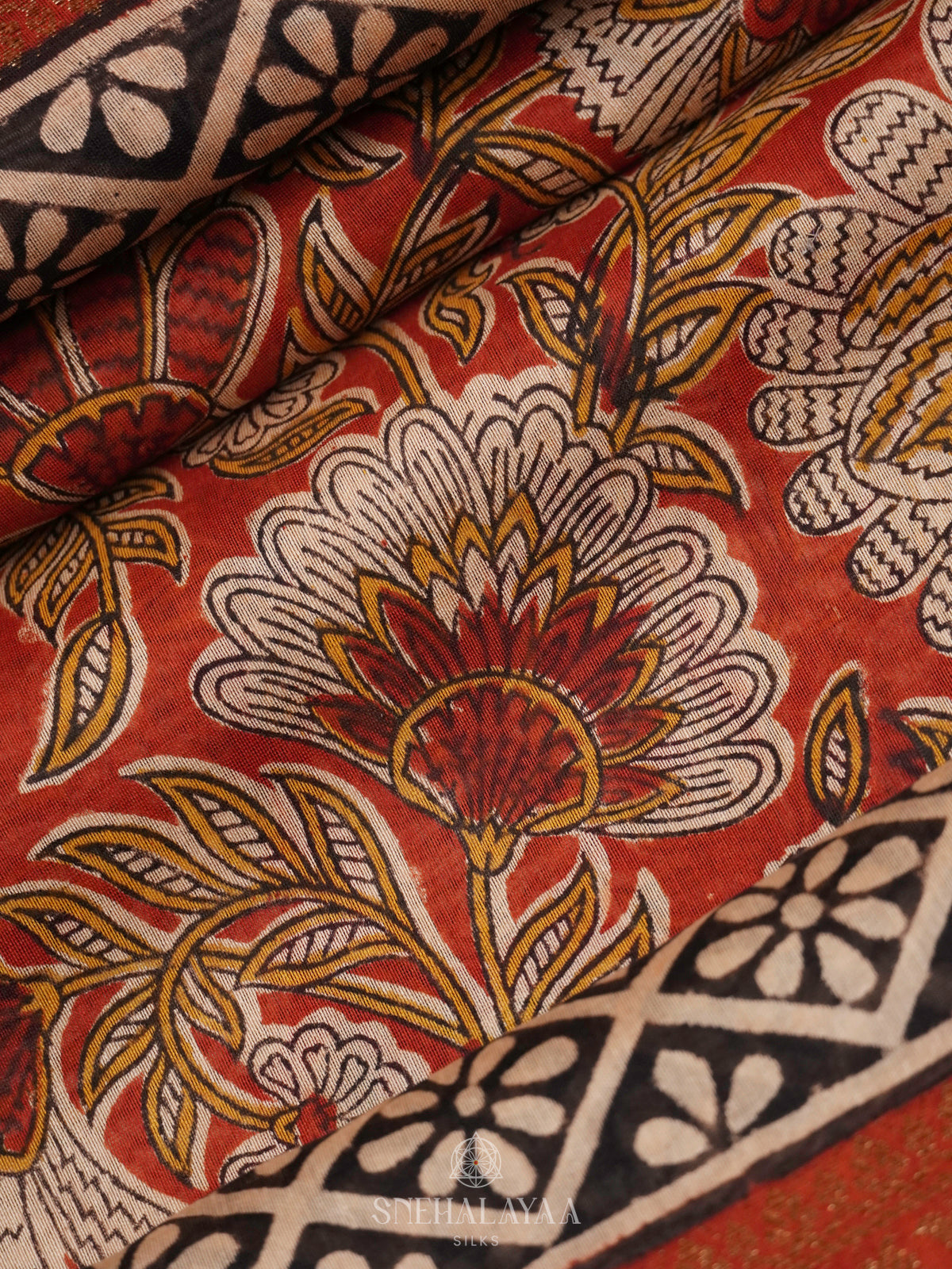 Maroon Chanderi Saree