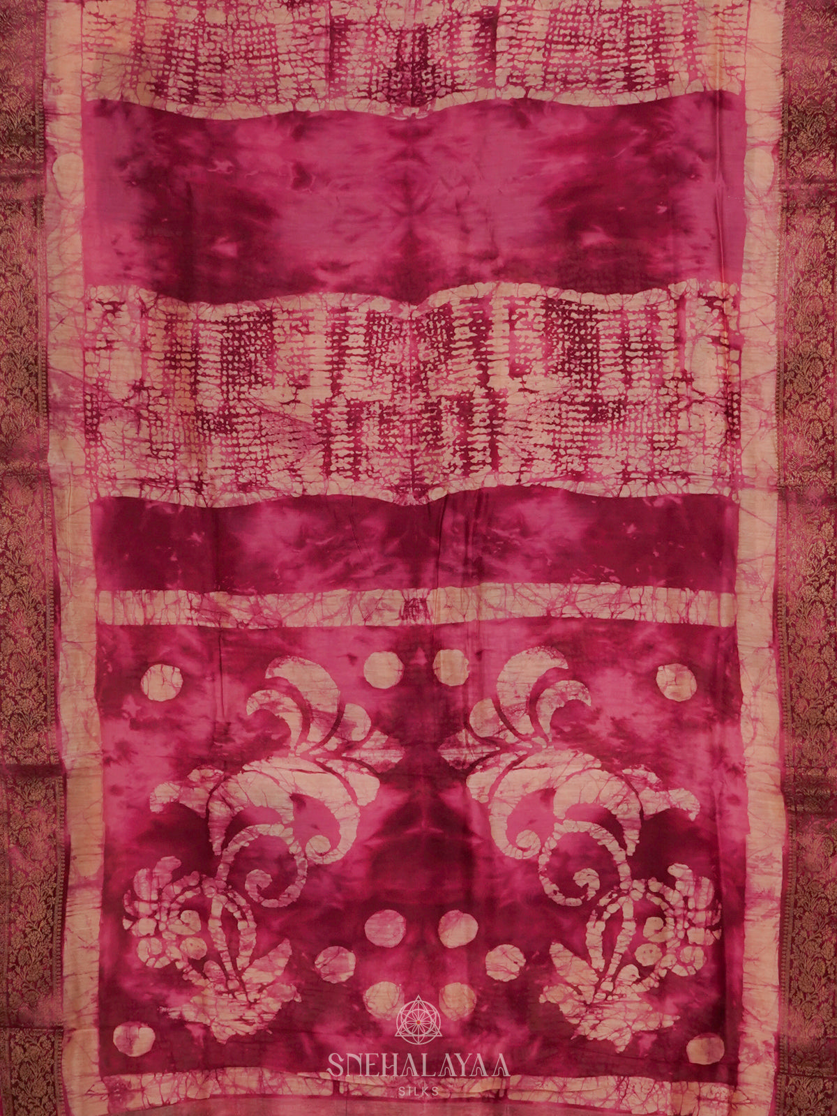 Pink Chanderi Saree