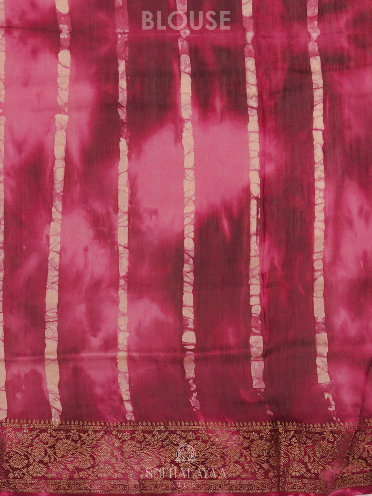 Pink Chanderi Saree