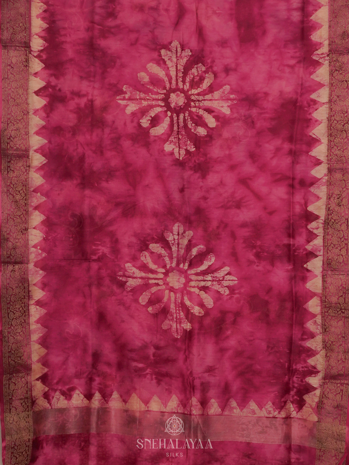 Pink Chanderi Saree
