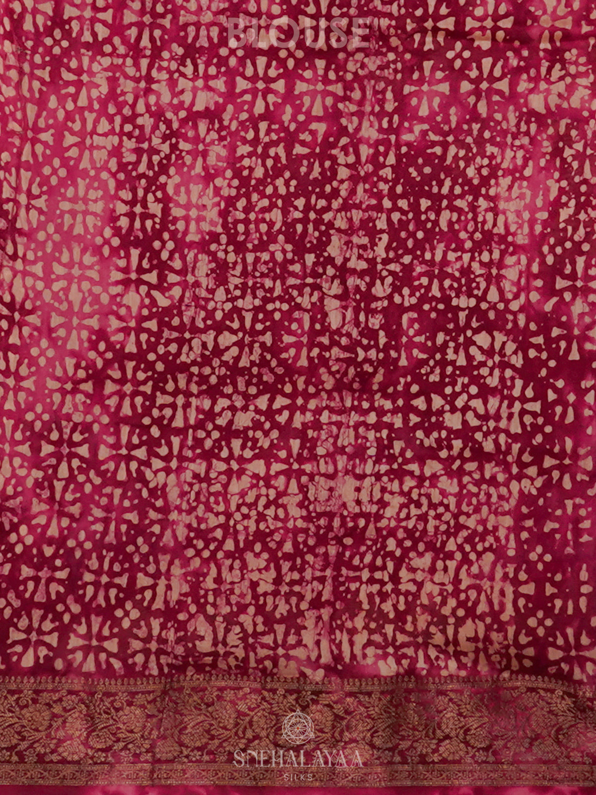 Pink Chanderi Saree