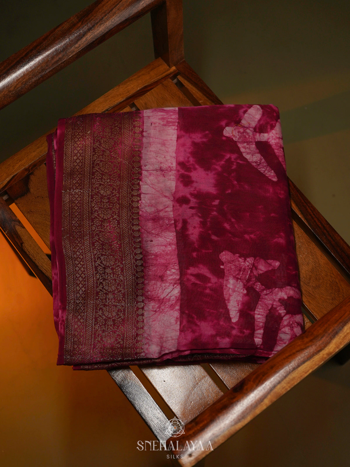 Magenta Pink Chanderi