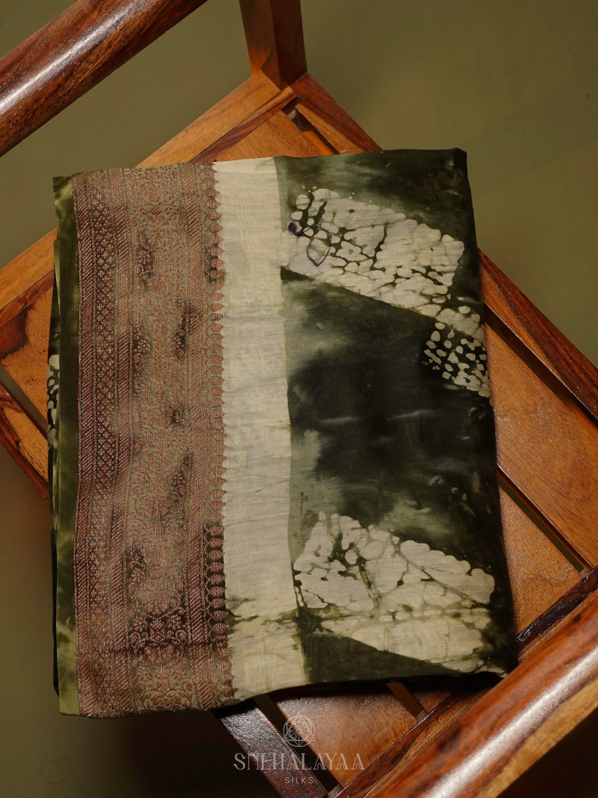 Pale Green Chanderi Saree