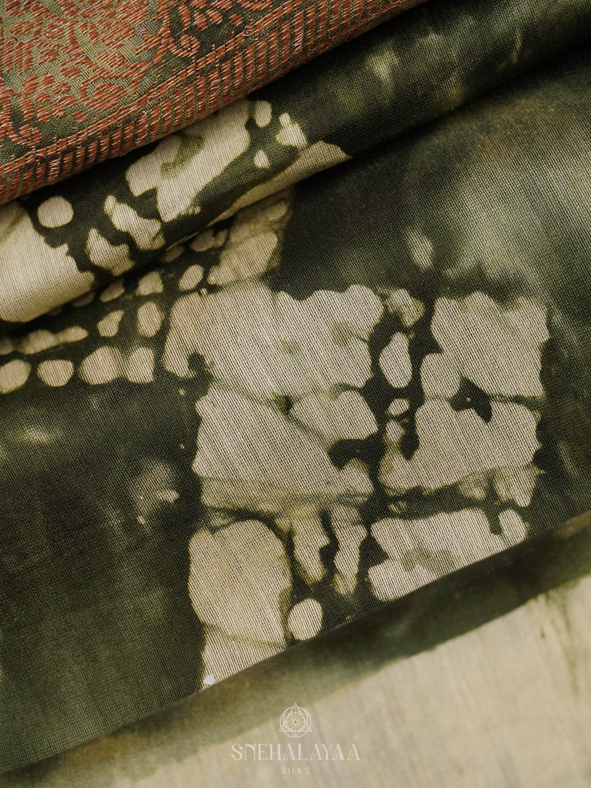 Pale Green Chanderi Saree