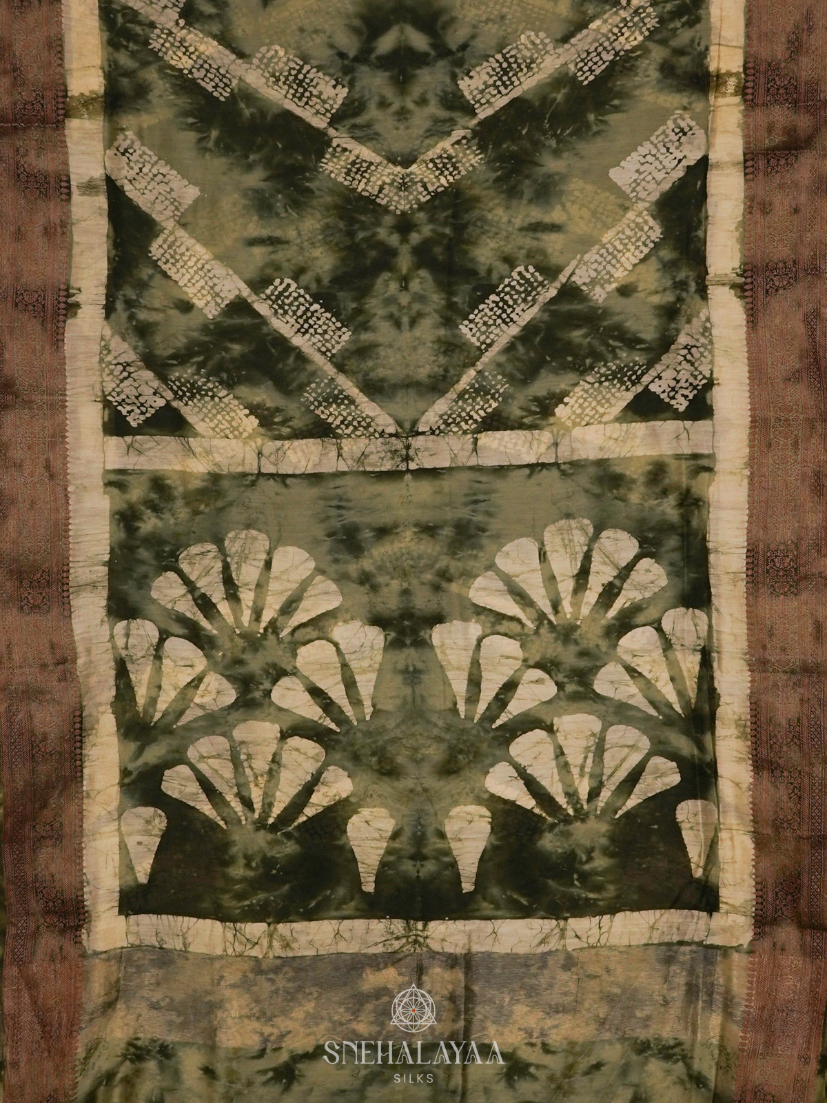 Pale Green Chanderi Saree
