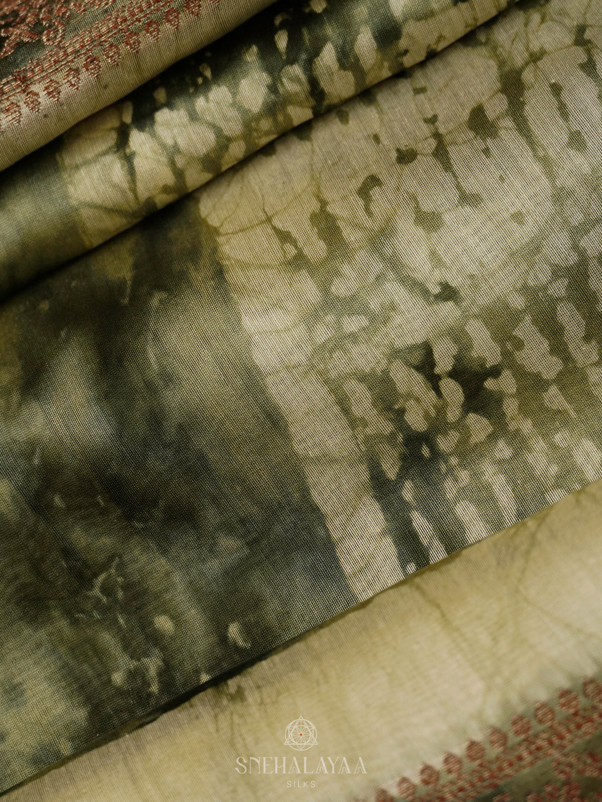 Pale Green Chanderi Saree
