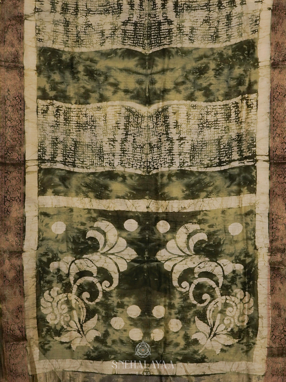 Pale Green Chanderi Saree