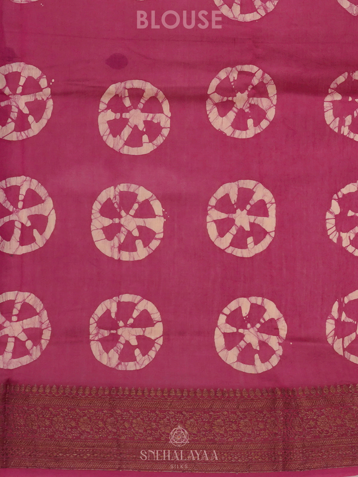 Pink Chanderi Saree
