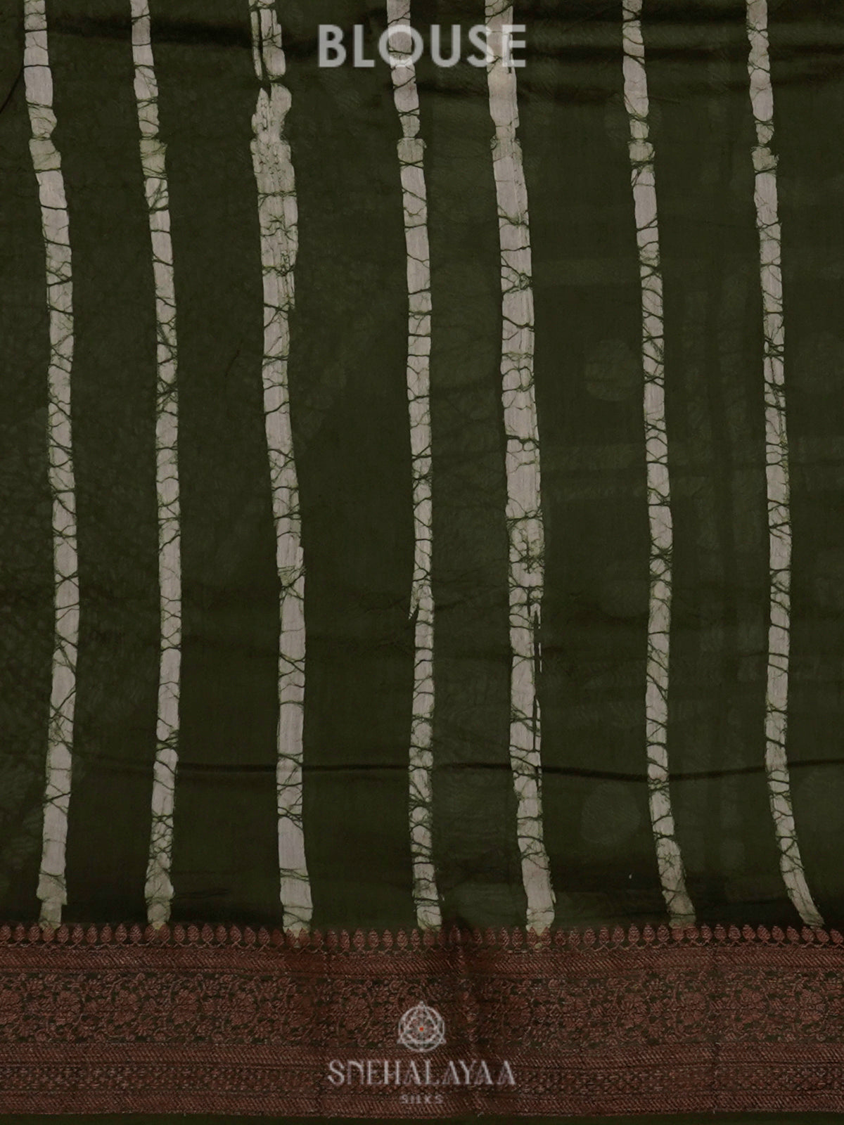 Forest Green Chanderi