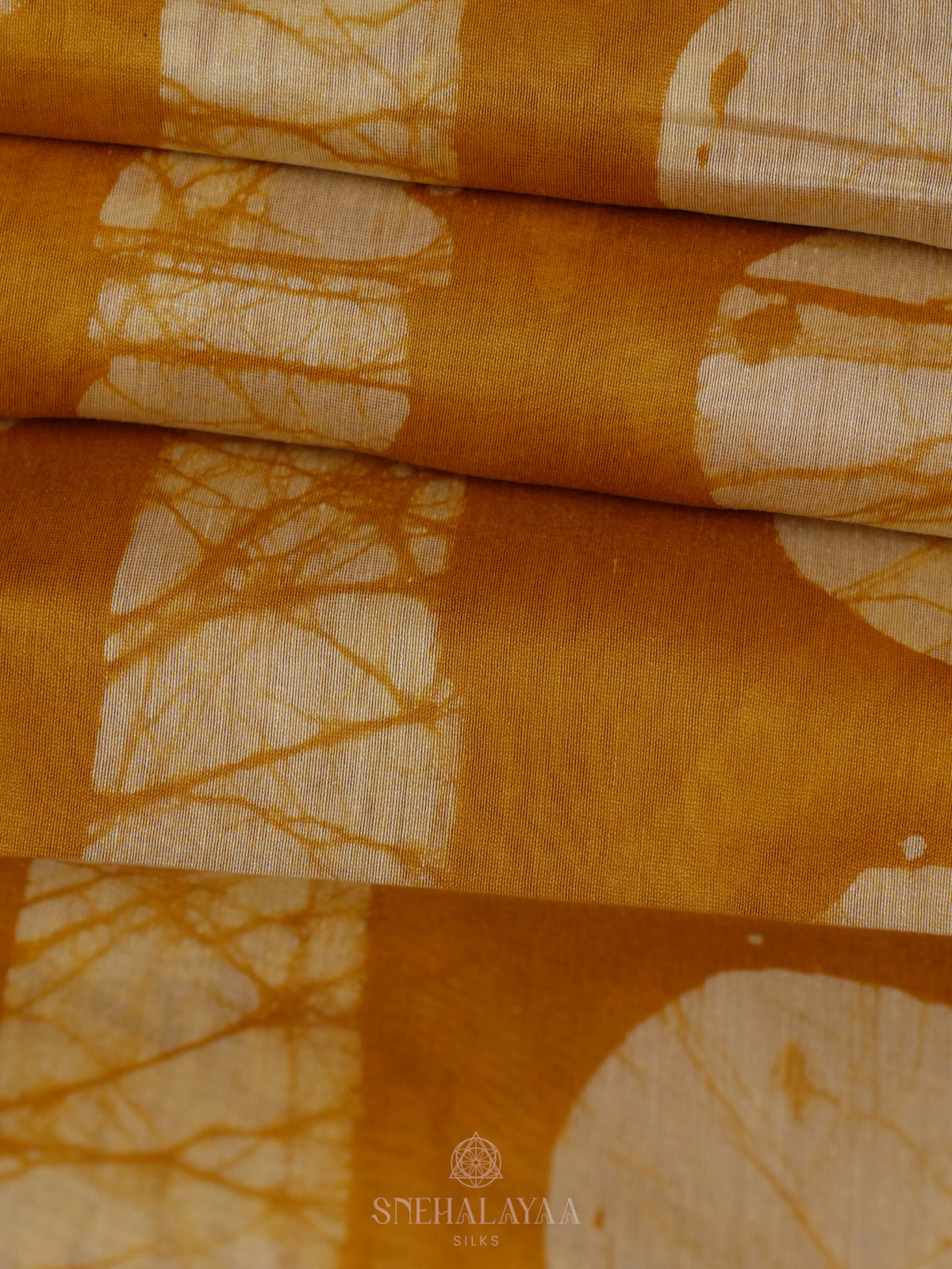 Mustard Yellow Chanderi