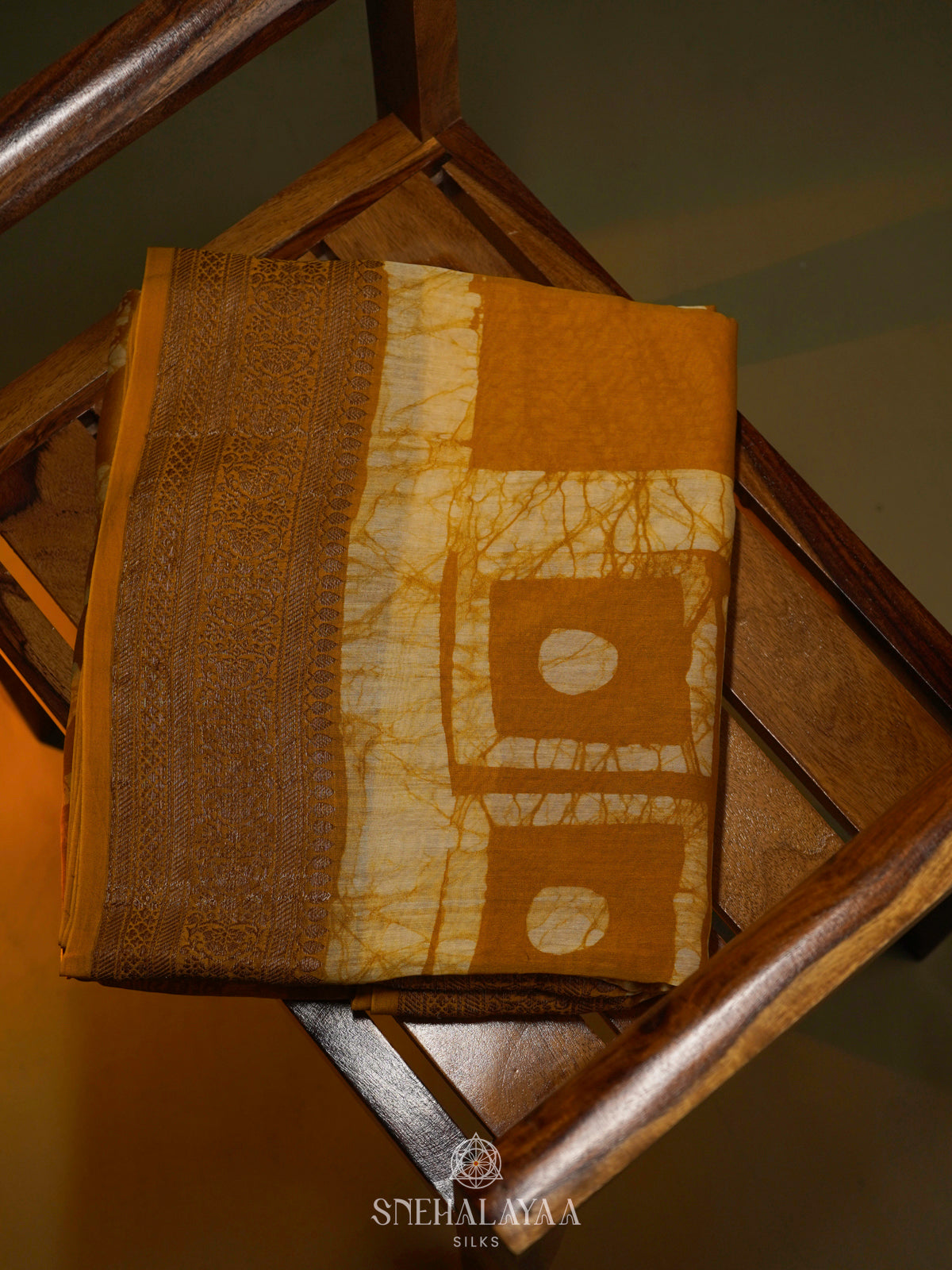 Mustard Yellow Chanderi