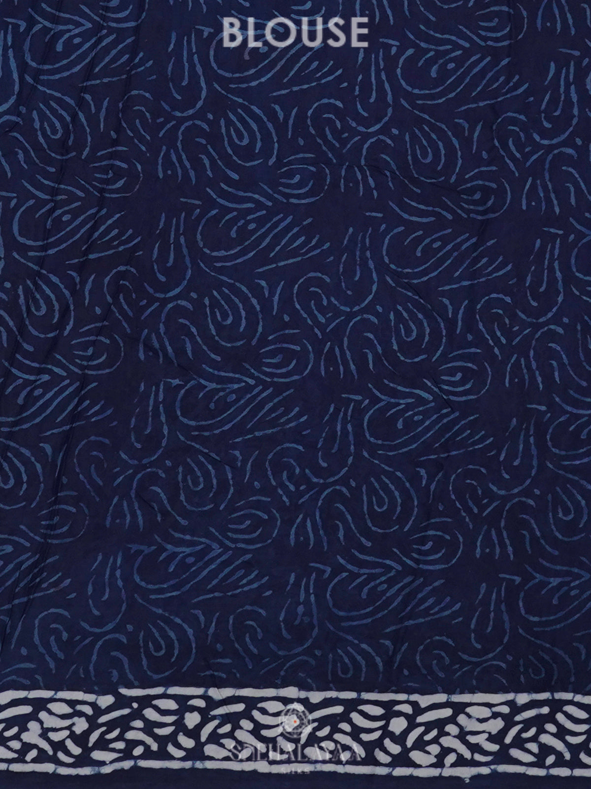 Navy Blue Modal Silk Saree