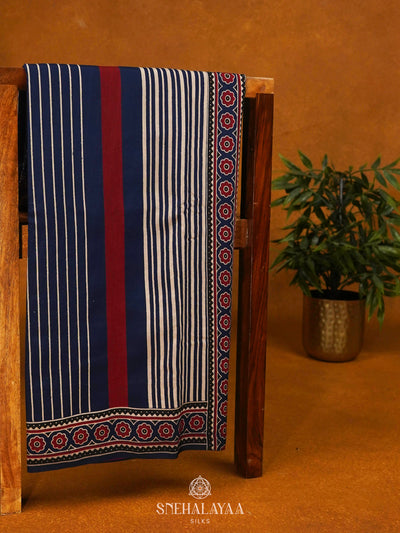Blue Modal Silk Saree