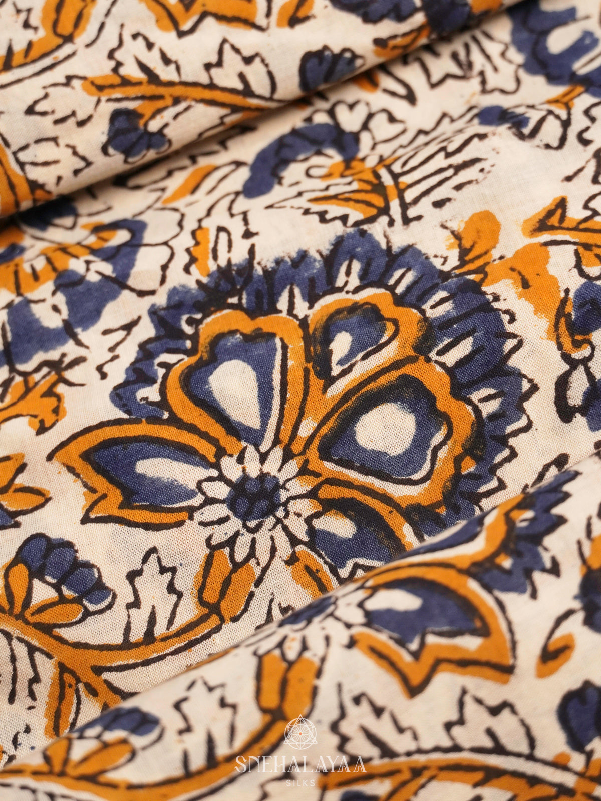 Off White Jaipur Cotton Saree