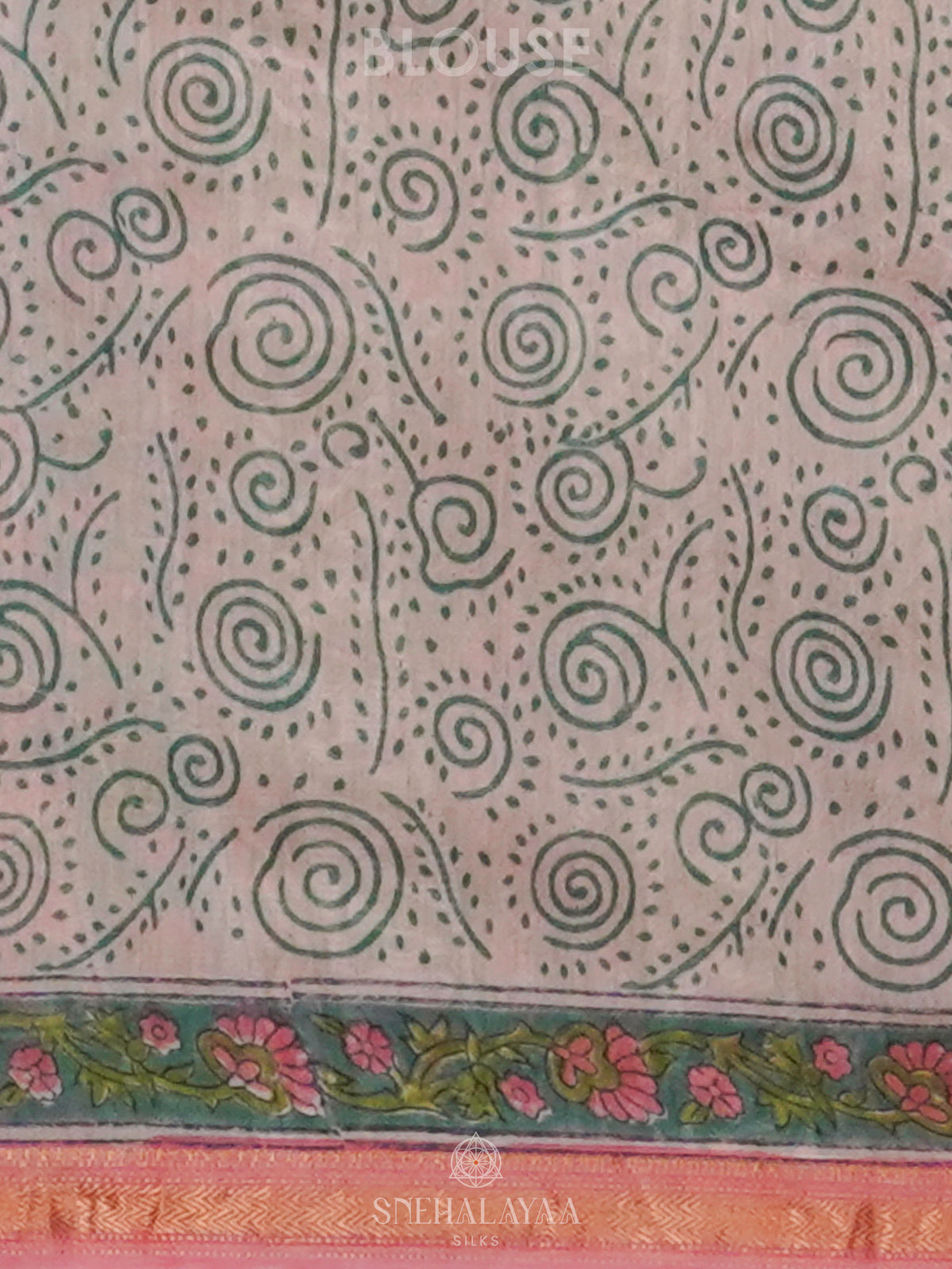 Pink Chanderi Saree