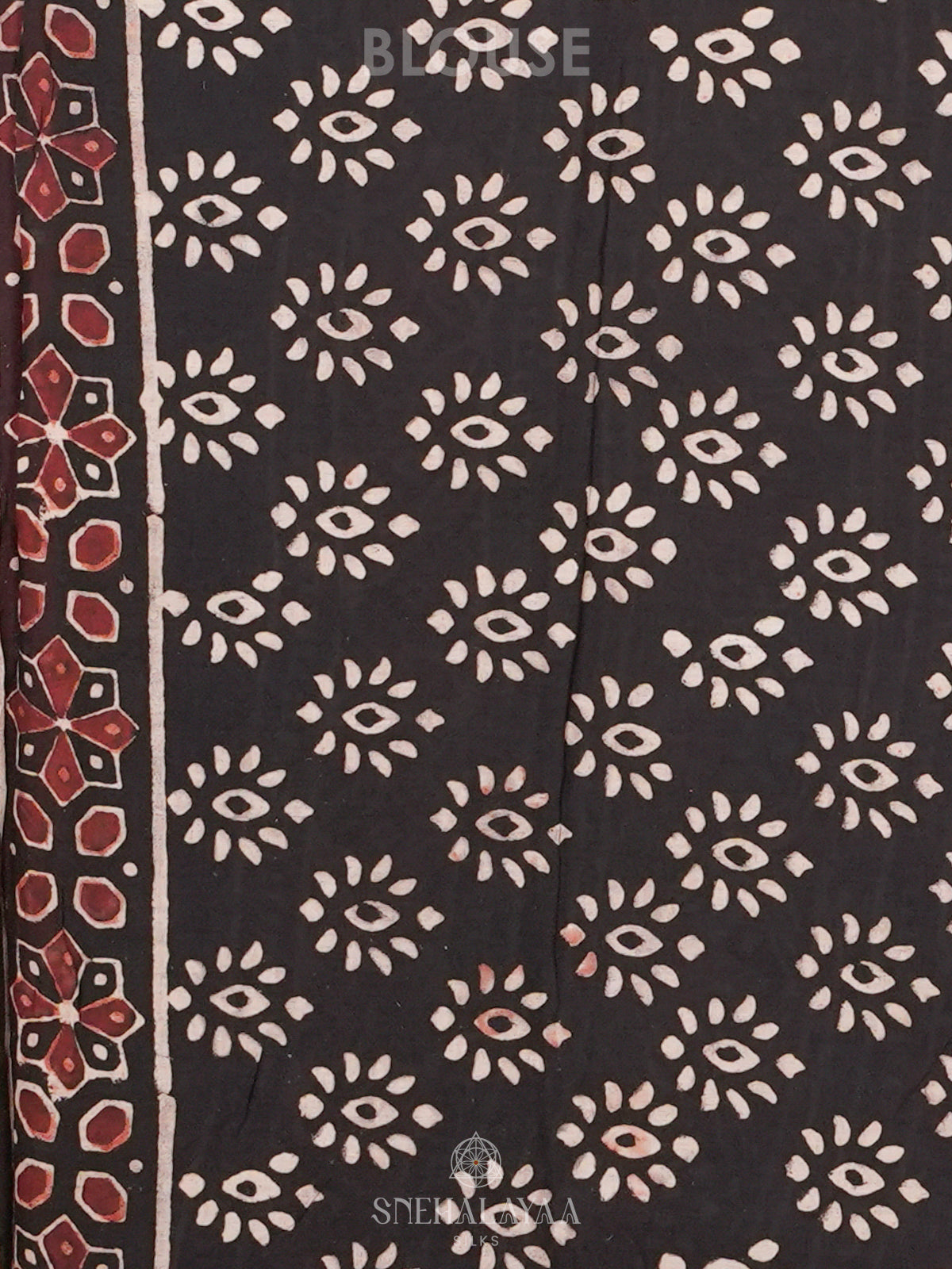 Maroon Chanderi Saree