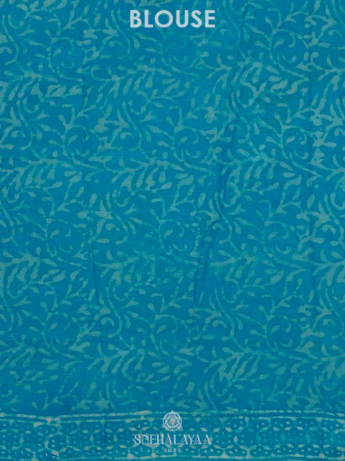 Blue Jaipur Cotton Saree