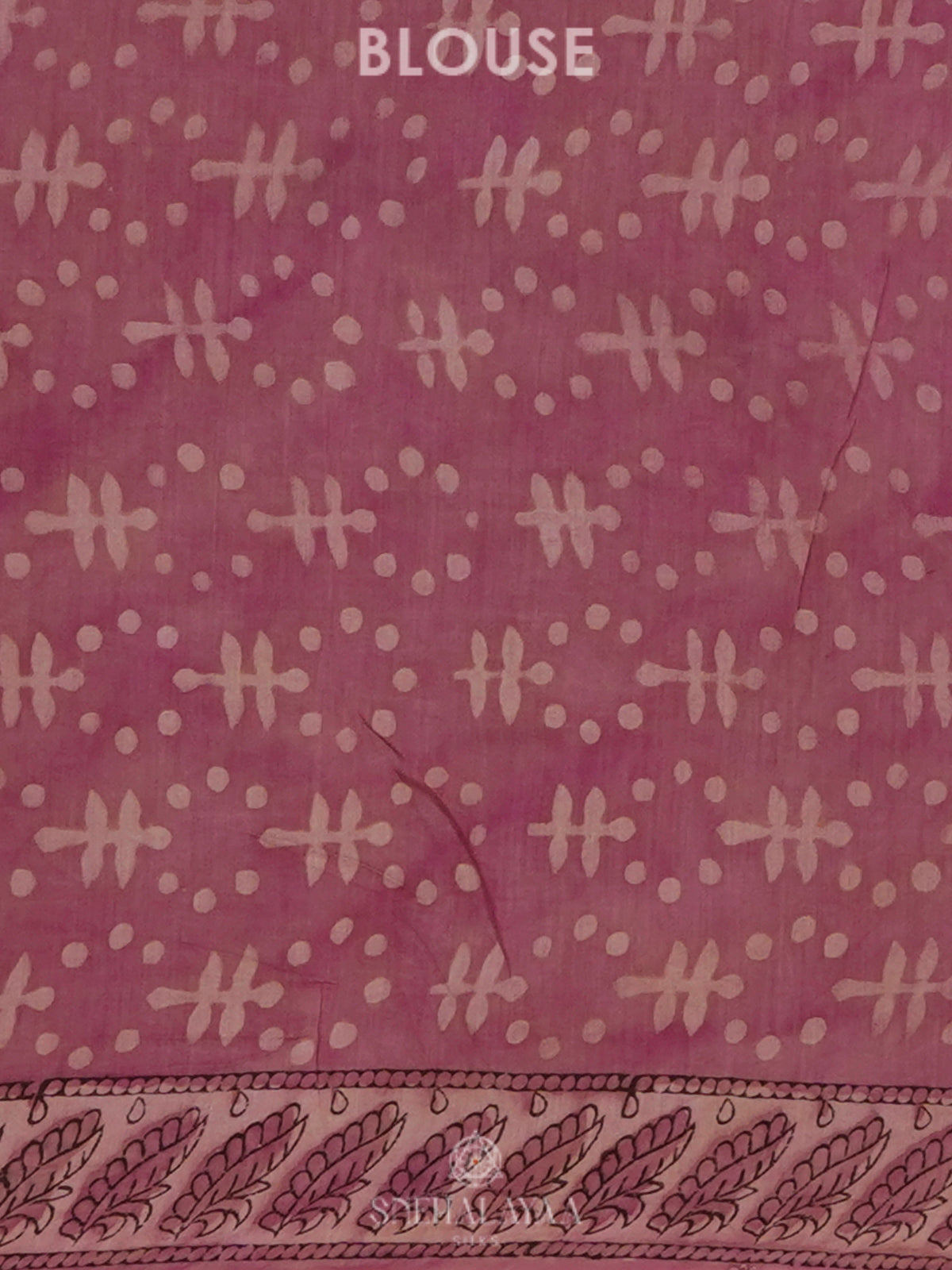 Pink Modal Silk Saree
