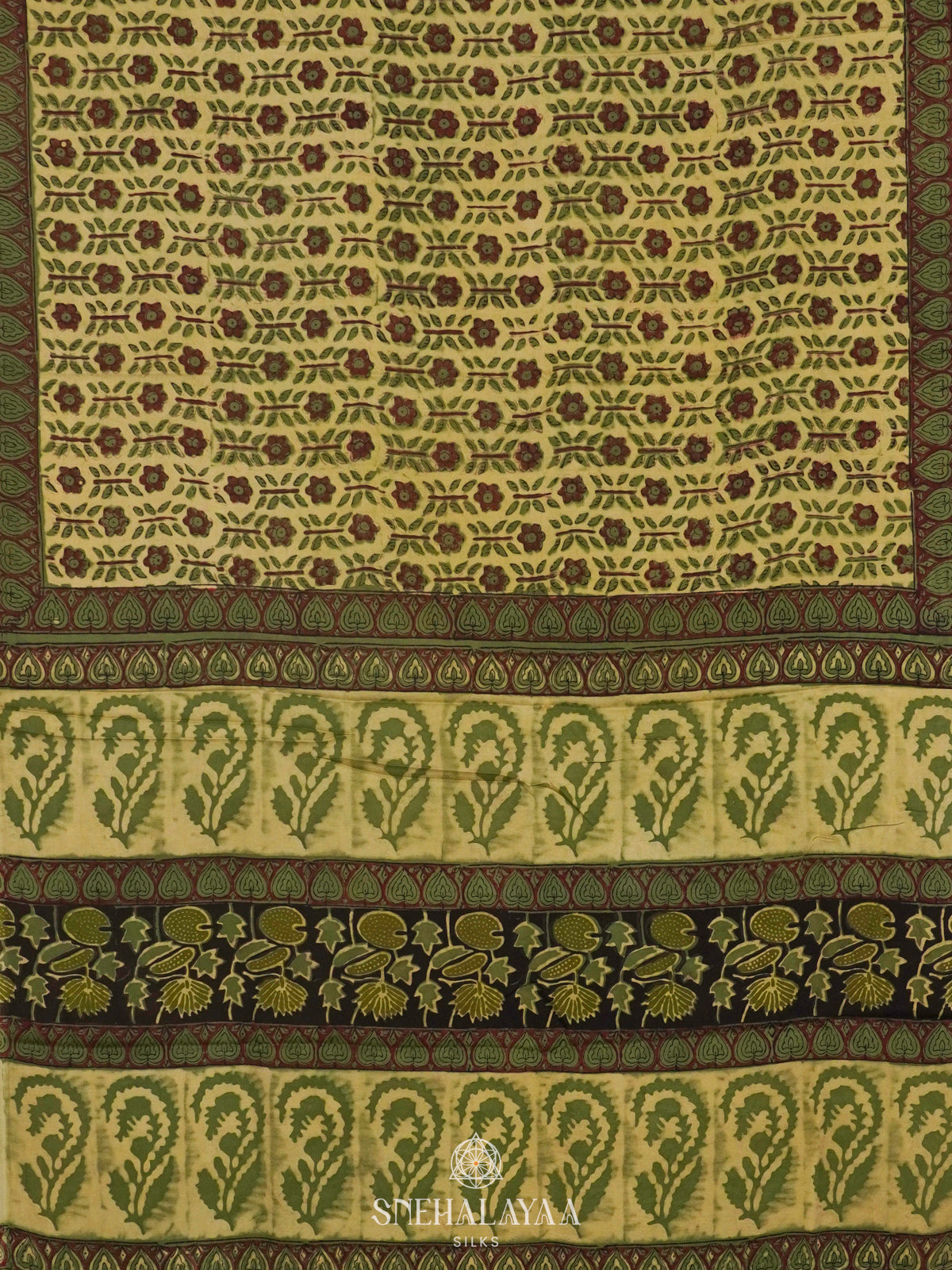 Pale Green Modal Silk Saree