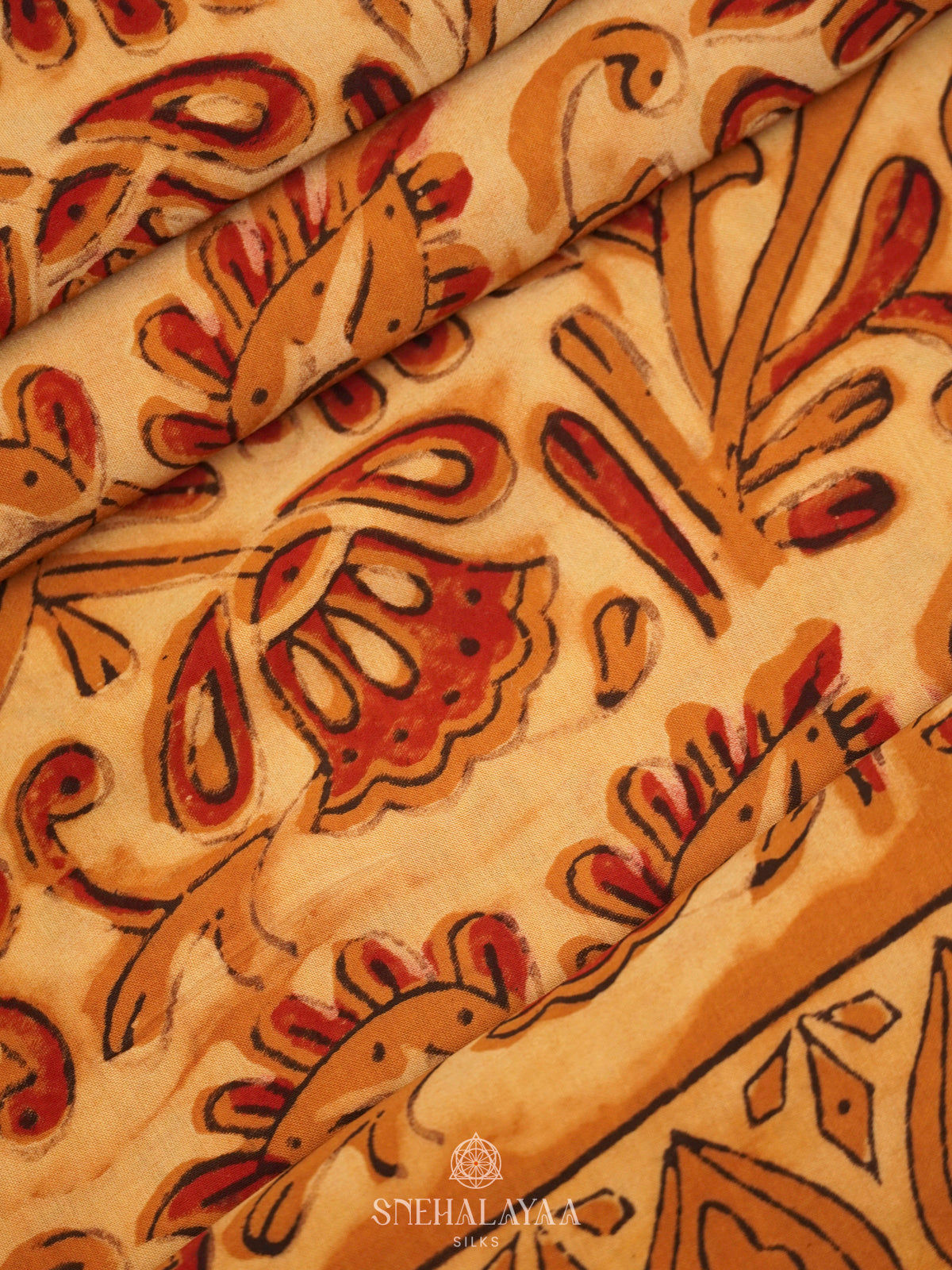 Pale Orange Modal Silk Saree