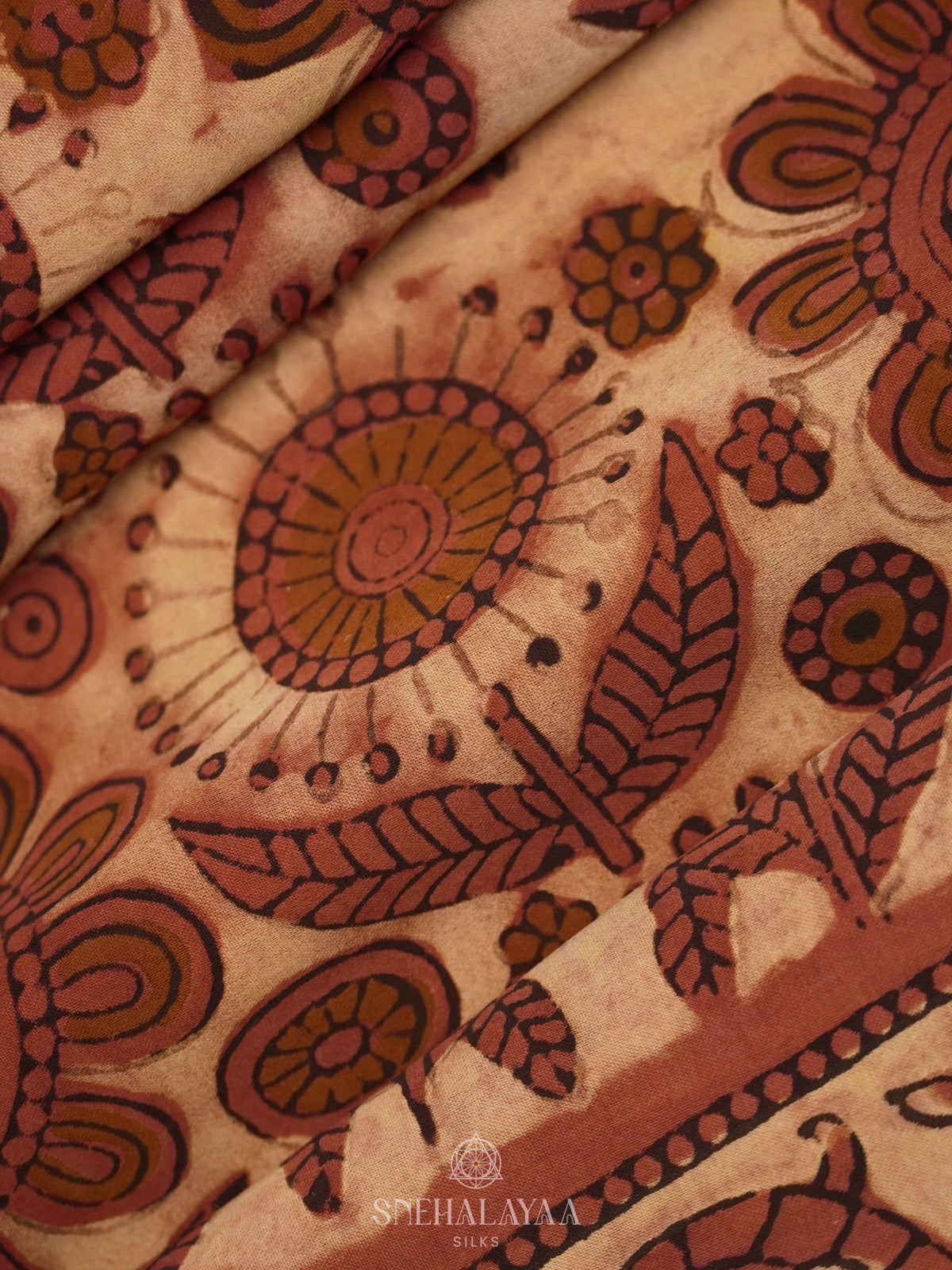 Maroon Modal Silk Saree