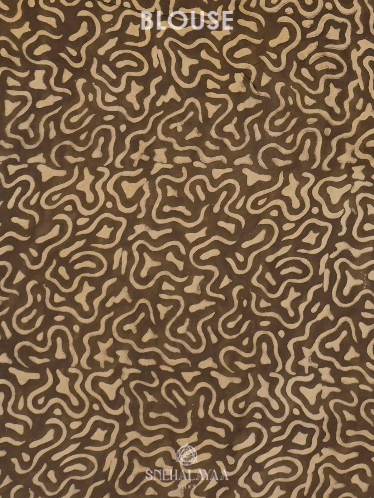 Brown Modal Silk Saree