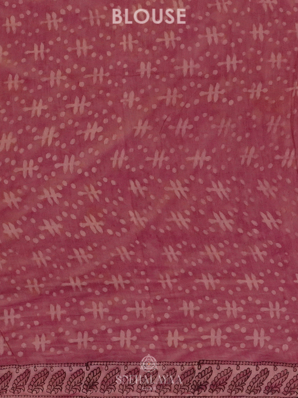 Pink Modal Silk Saree