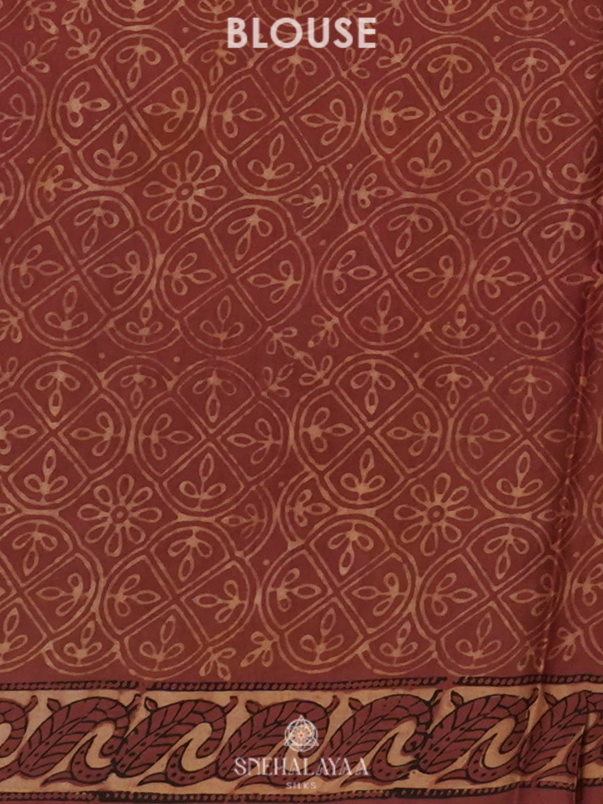 Cream Modal Silk Saree
