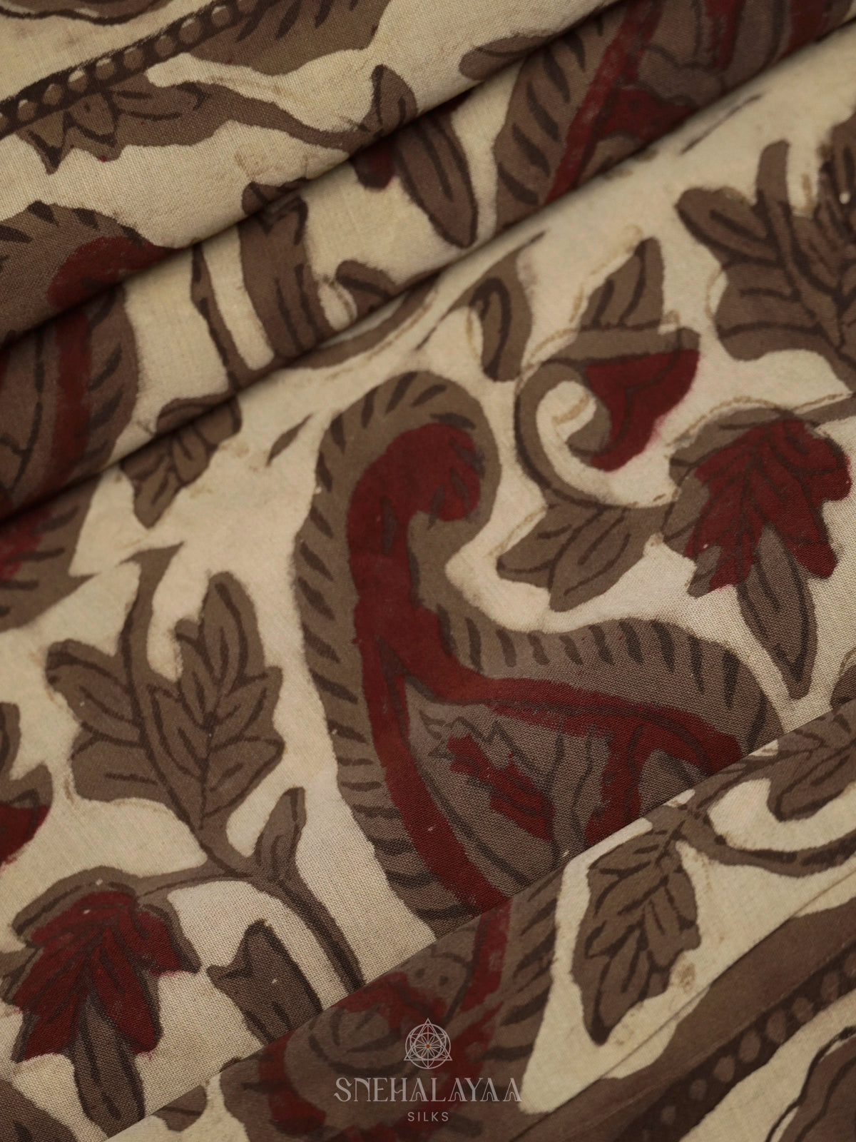 Off White Modal Silk Saree