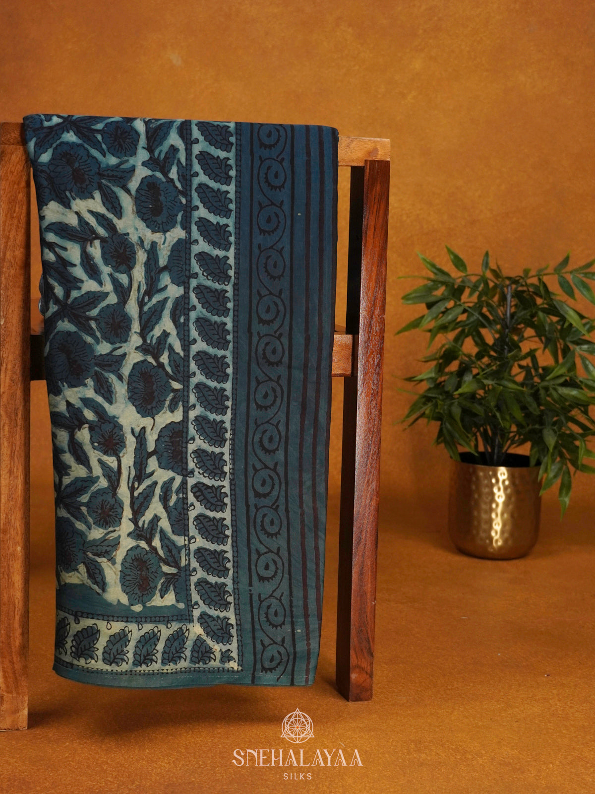 Blue Modal Silk Saree
