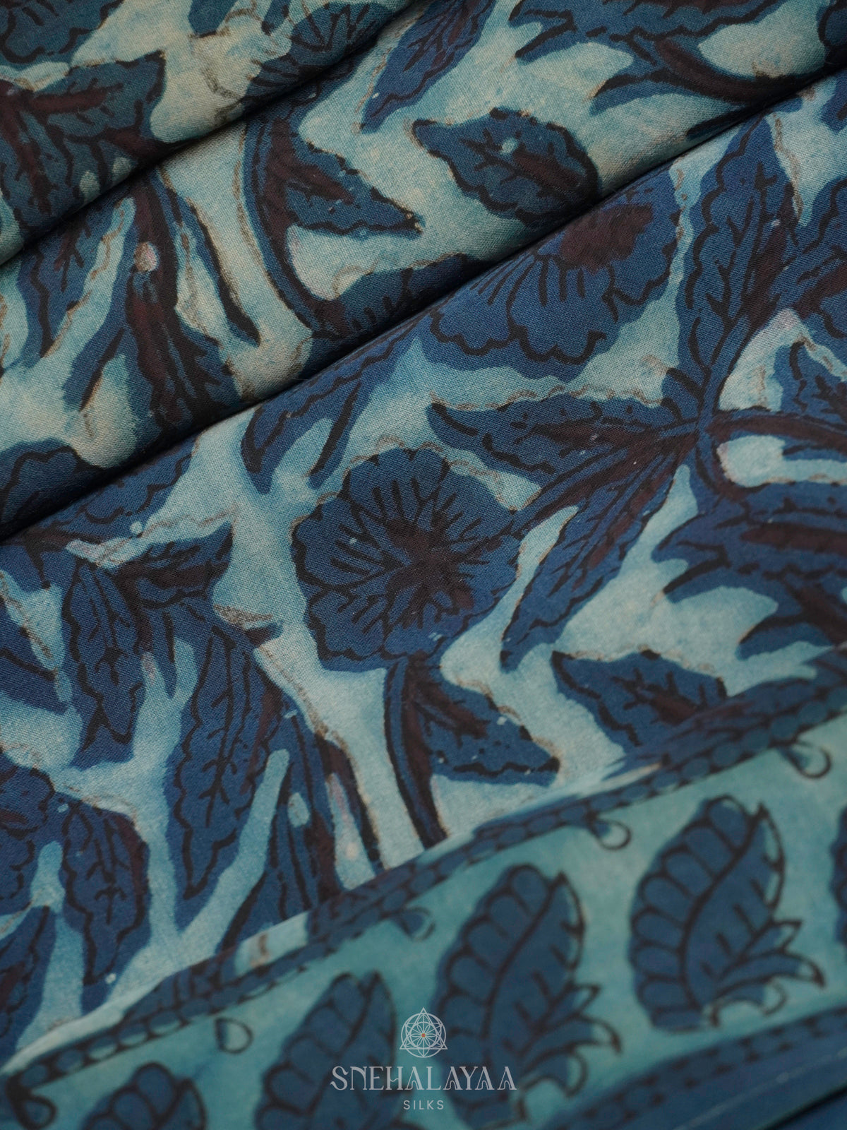 Blue Modal Silk Saree
