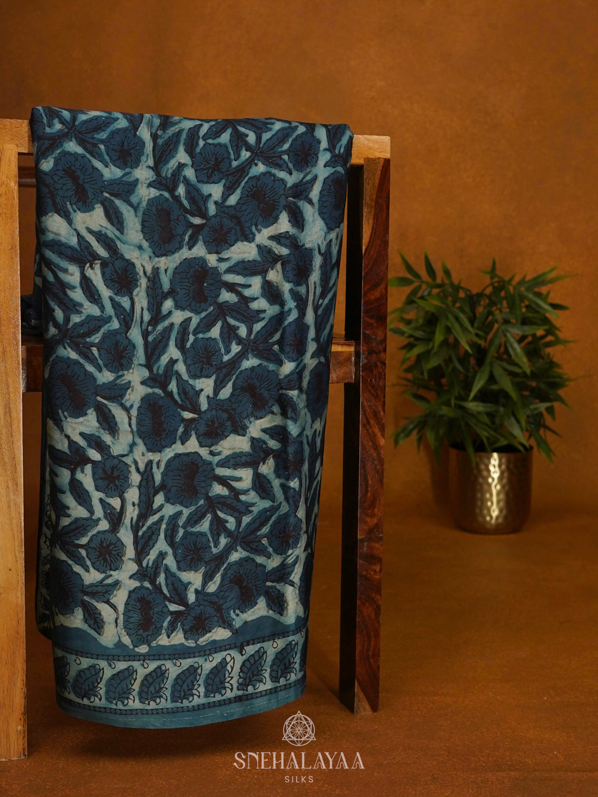 Blue Modal Silk Saree