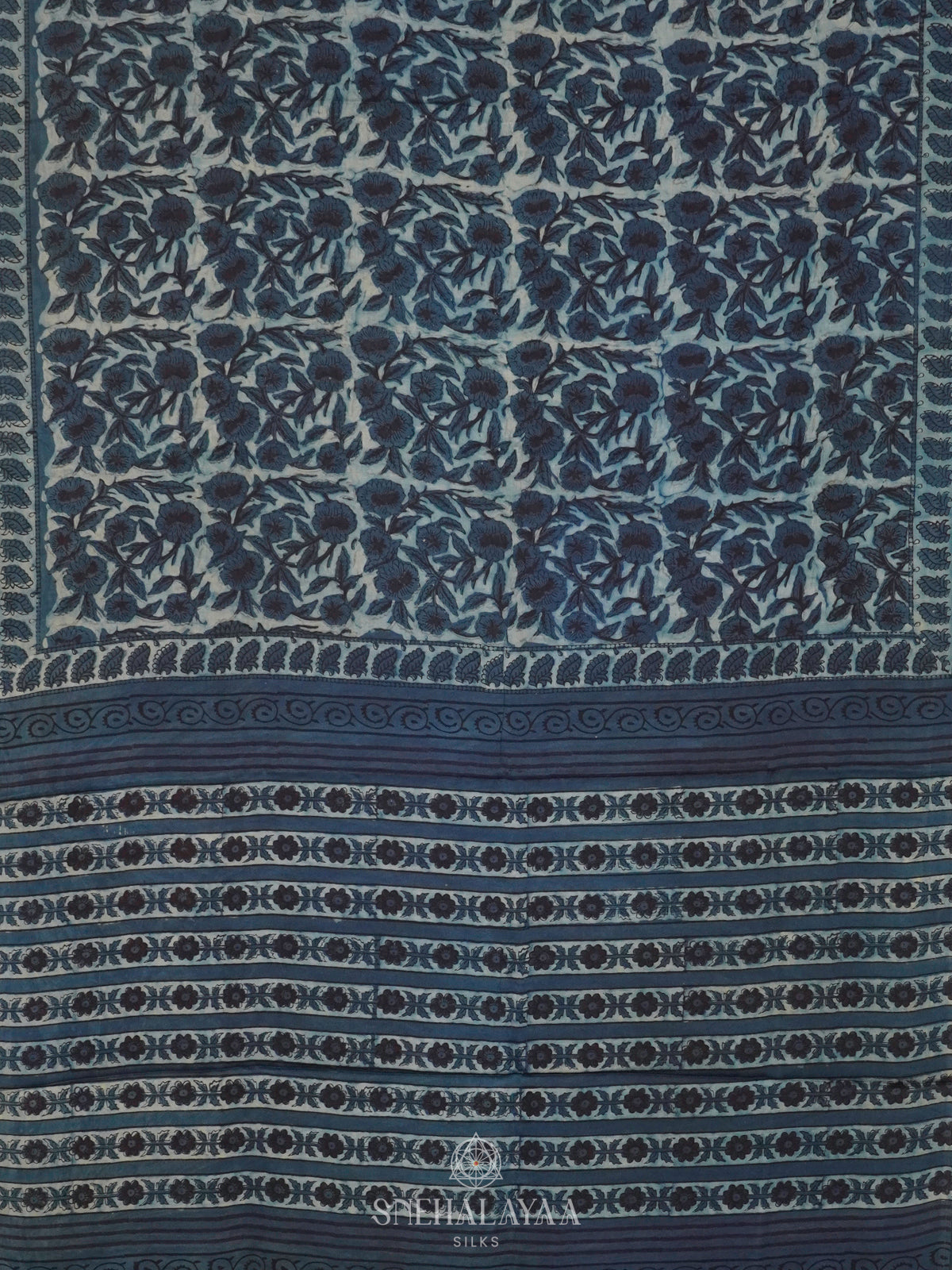 Blue Modal Silk Saree