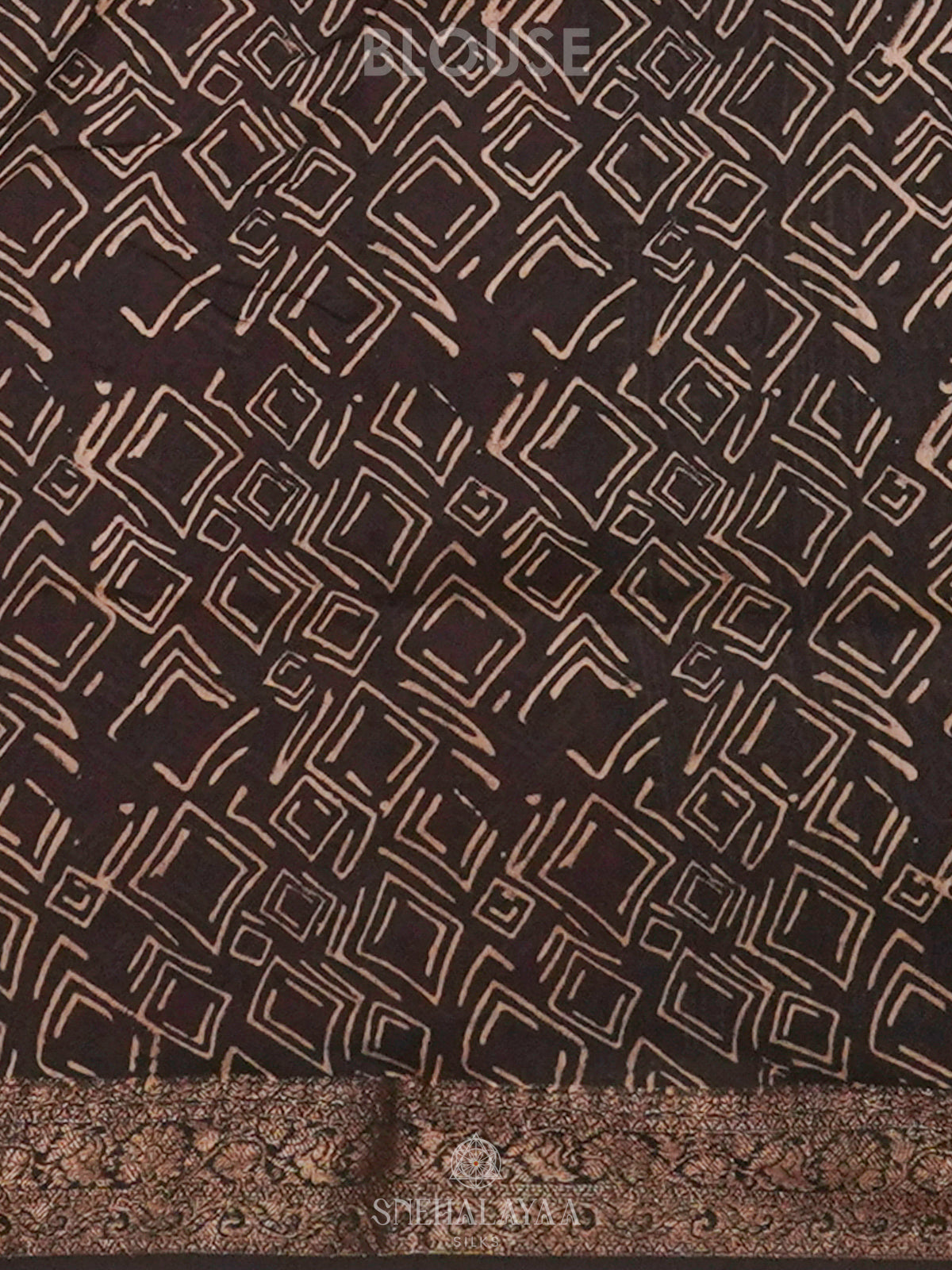 Maroon Chanderi Saree