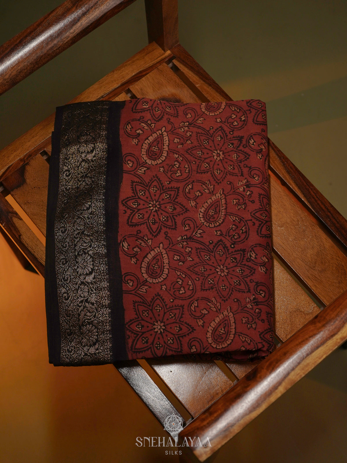 Maroon Chanderi
