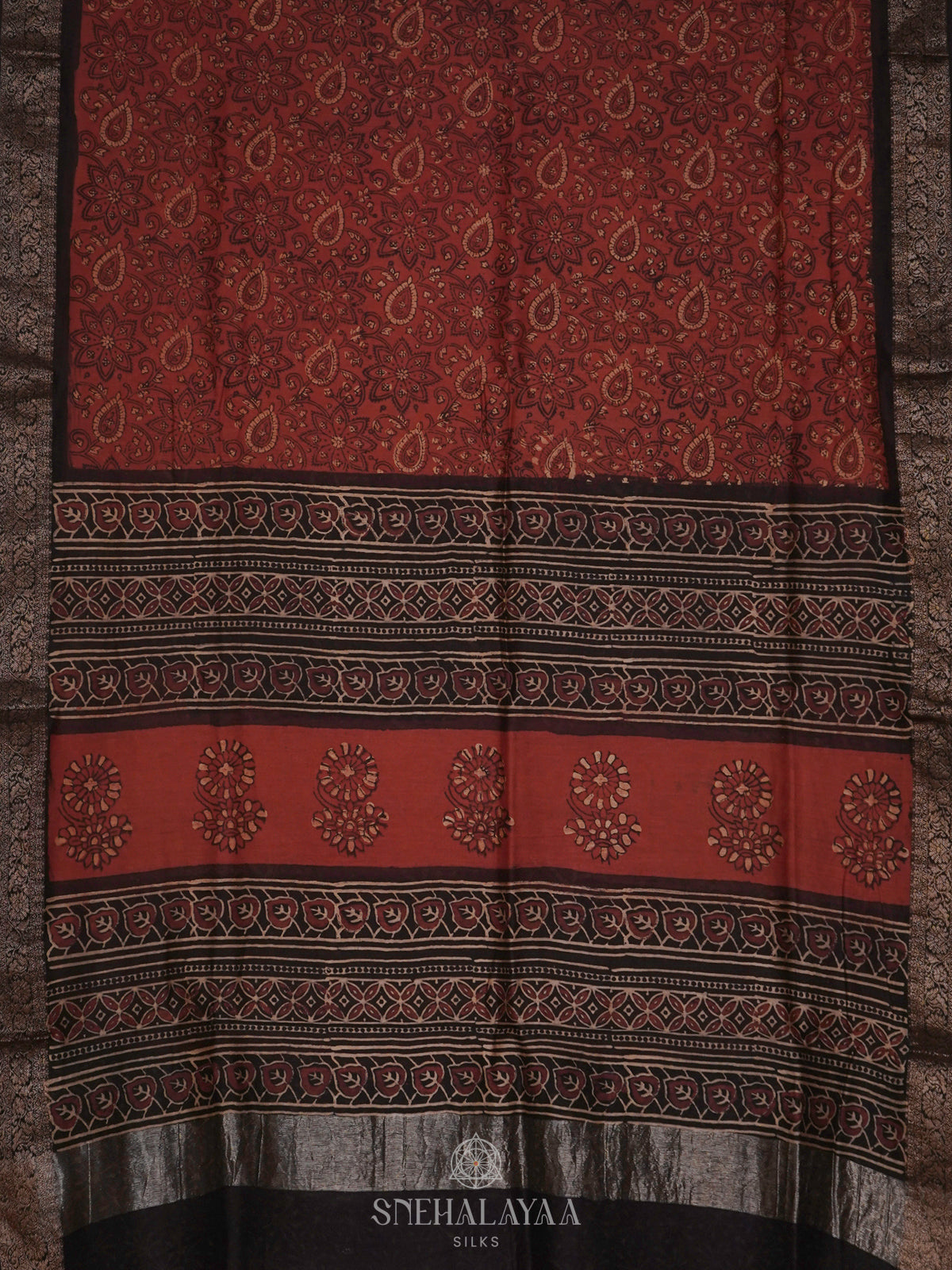 Maroon Chanderi