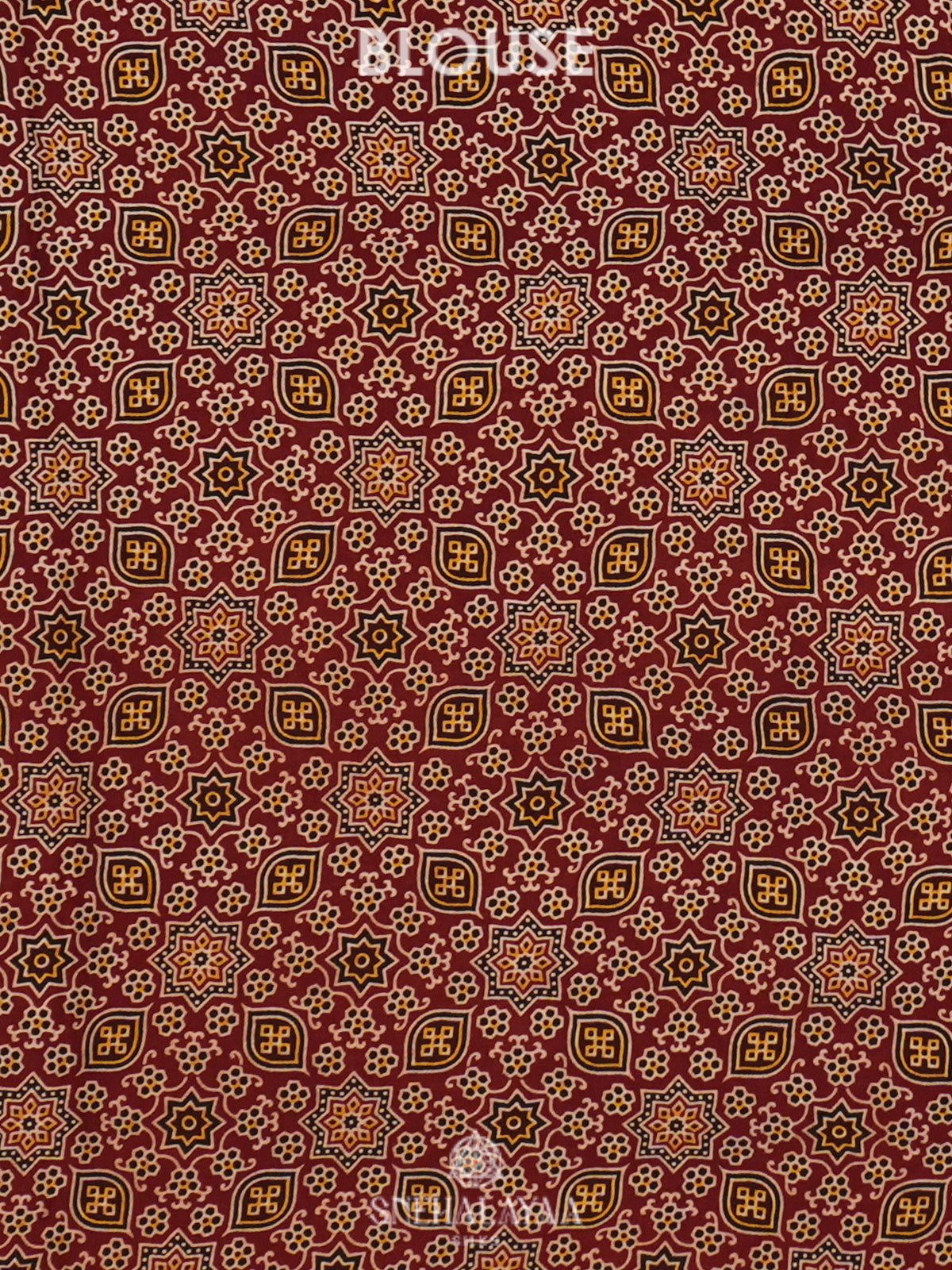Maroon Modal Silk Saree
