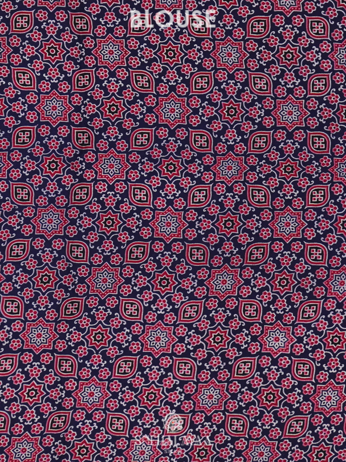 Indigo Blue Modal Silk Saree