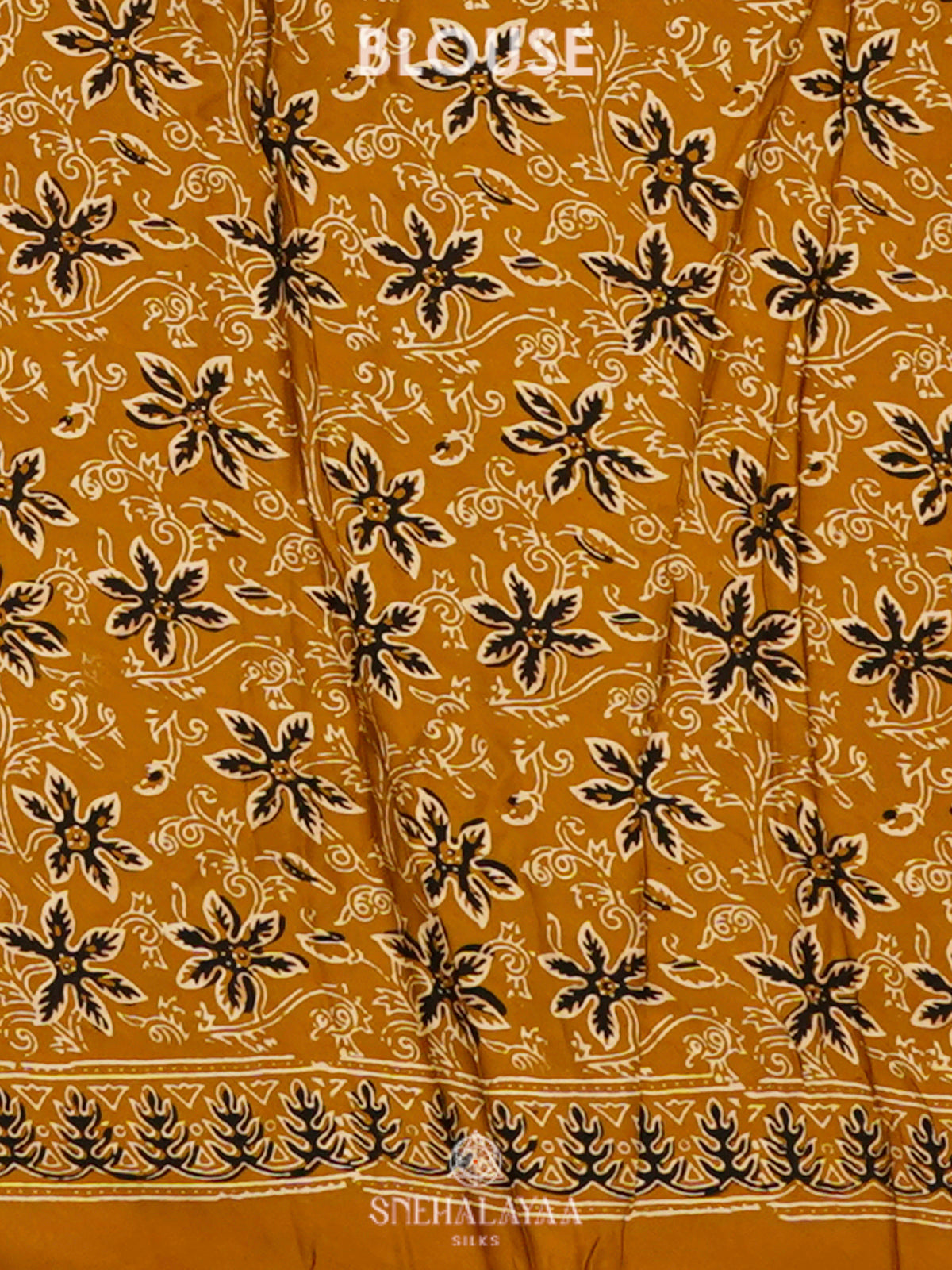 Yellow Modal Silk Saree