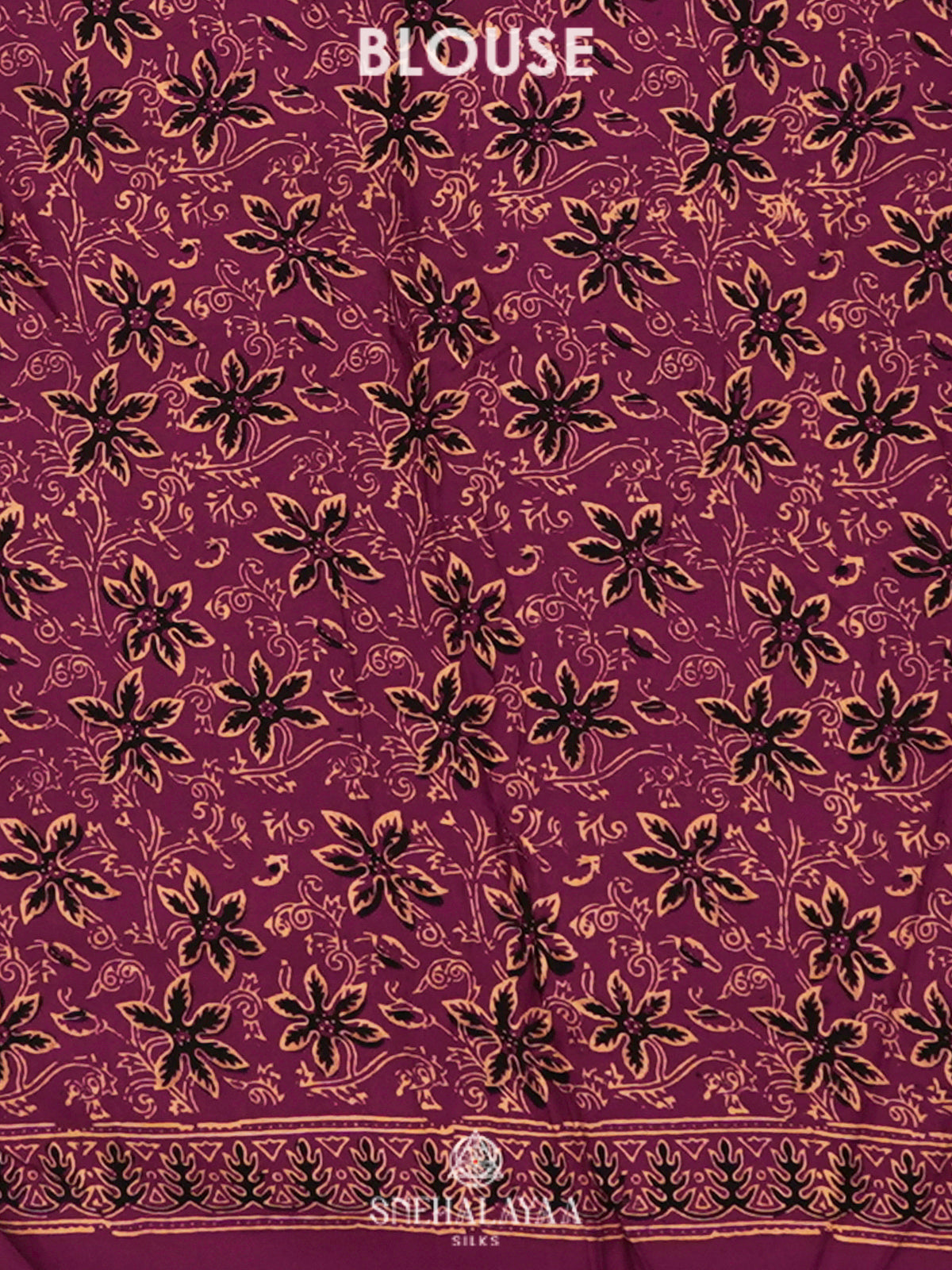 Magenta Purple Modal Silk Saree