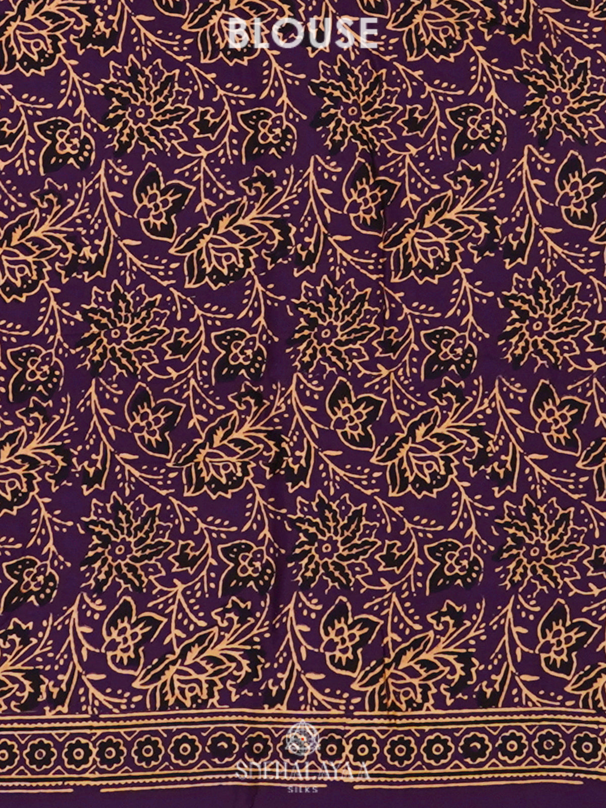Purple Modal Silk Saree